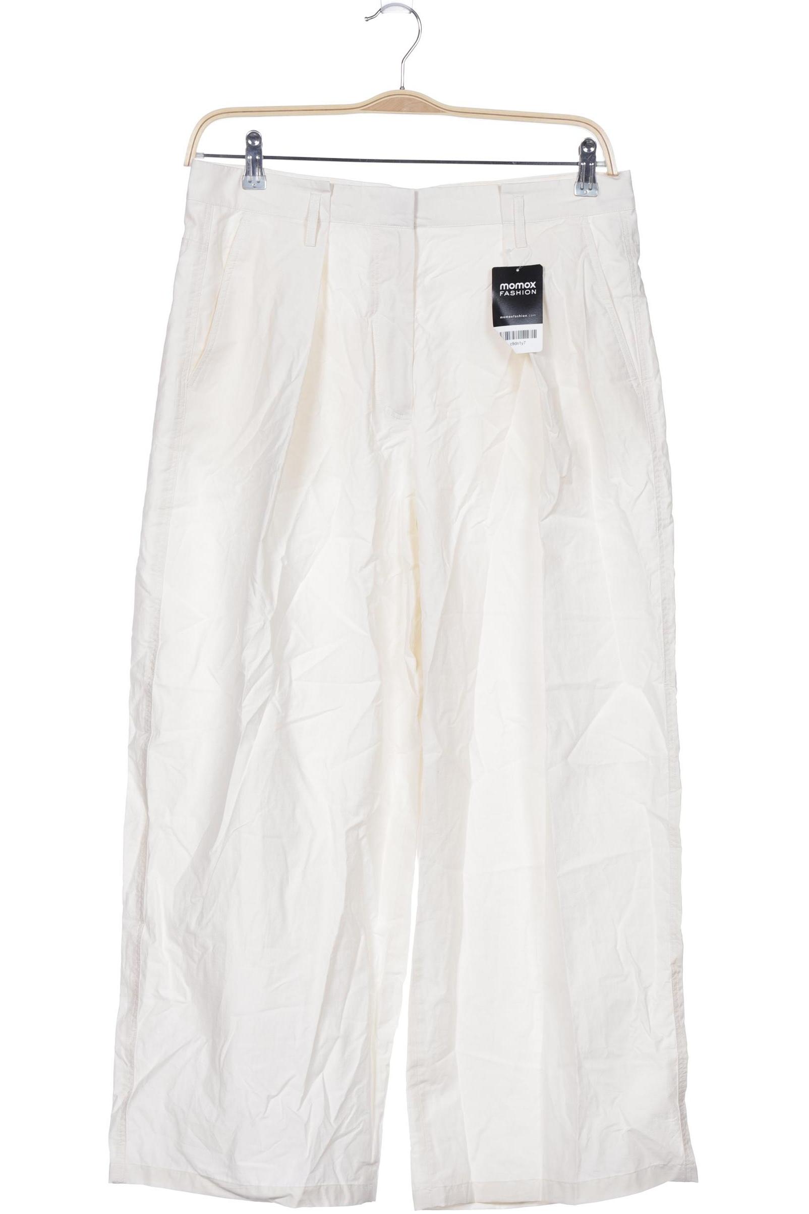 

Massimo Dutti Damen Stoffhose, cremeweiß, Gr. 42