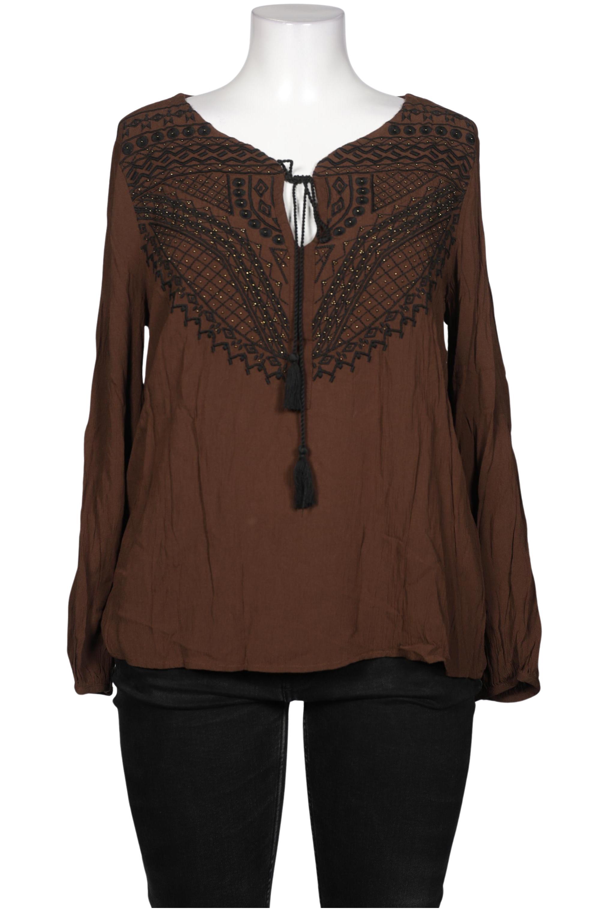 

Massimo Dutti Damen Bluse, braun, Gr. 44