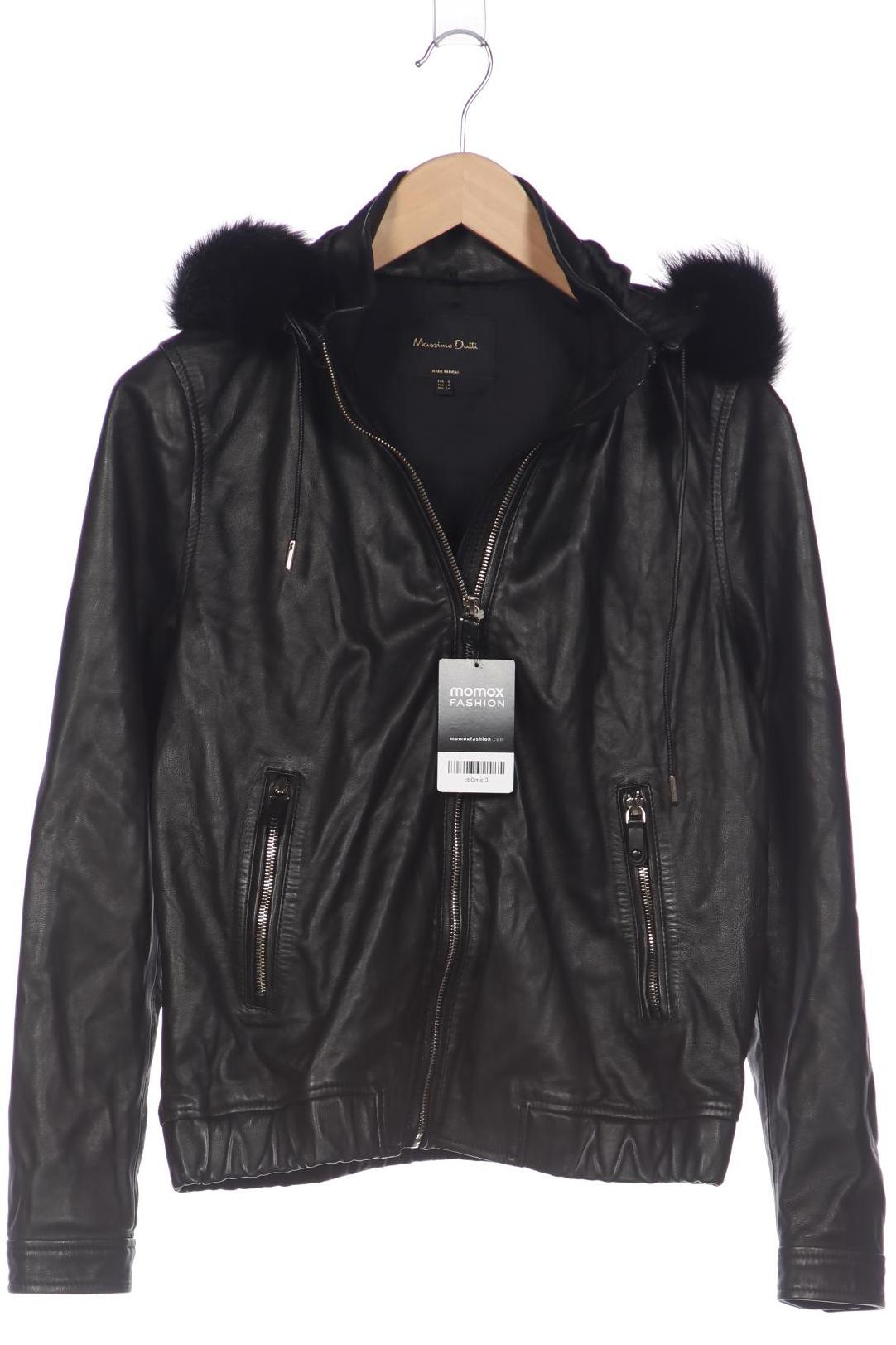 

Massimo Dutti Damen Jacke, schwarz, Gr. 36