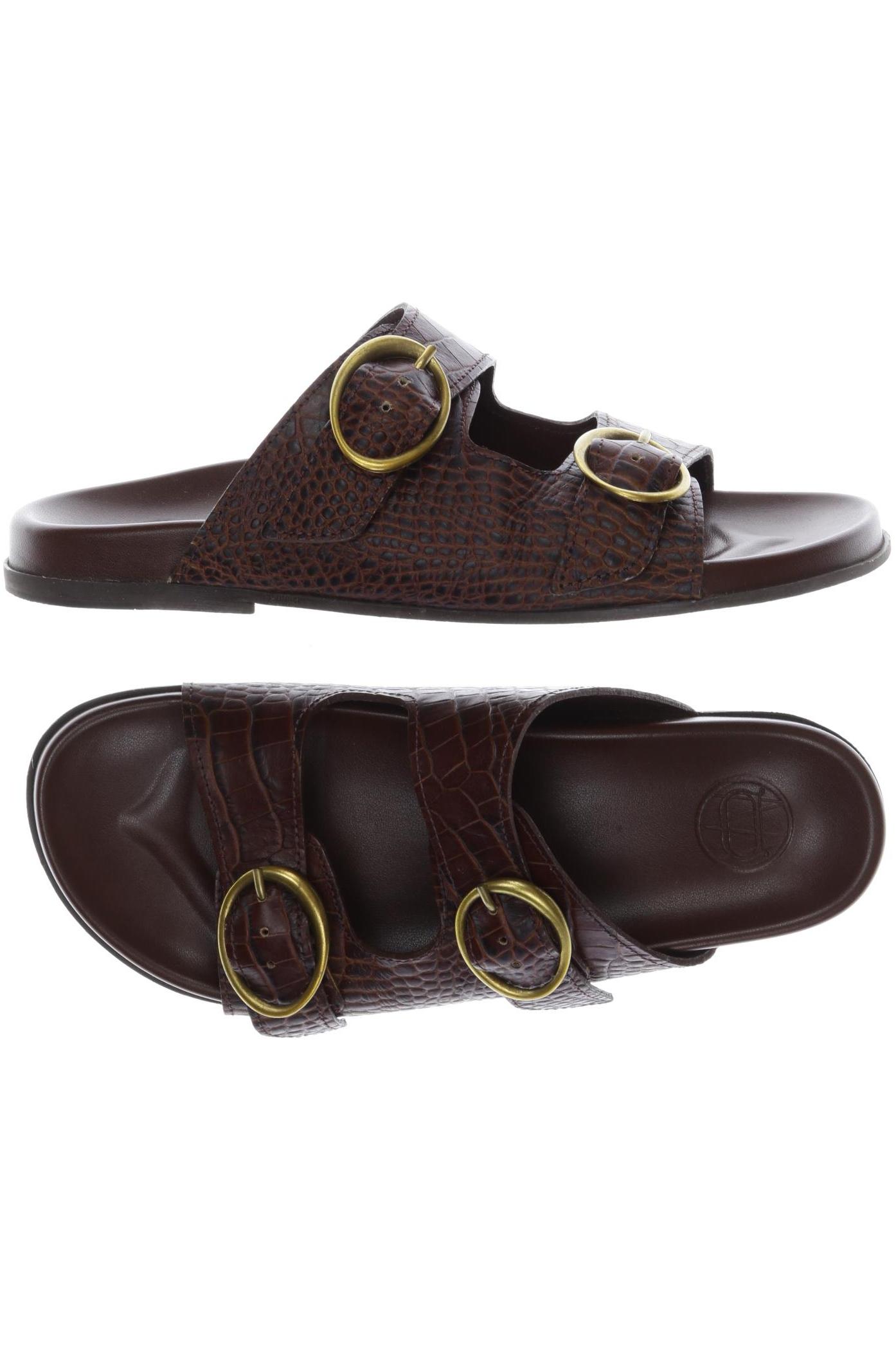 

Massimo Dutti Damen Sandale, braun, Gr. 36