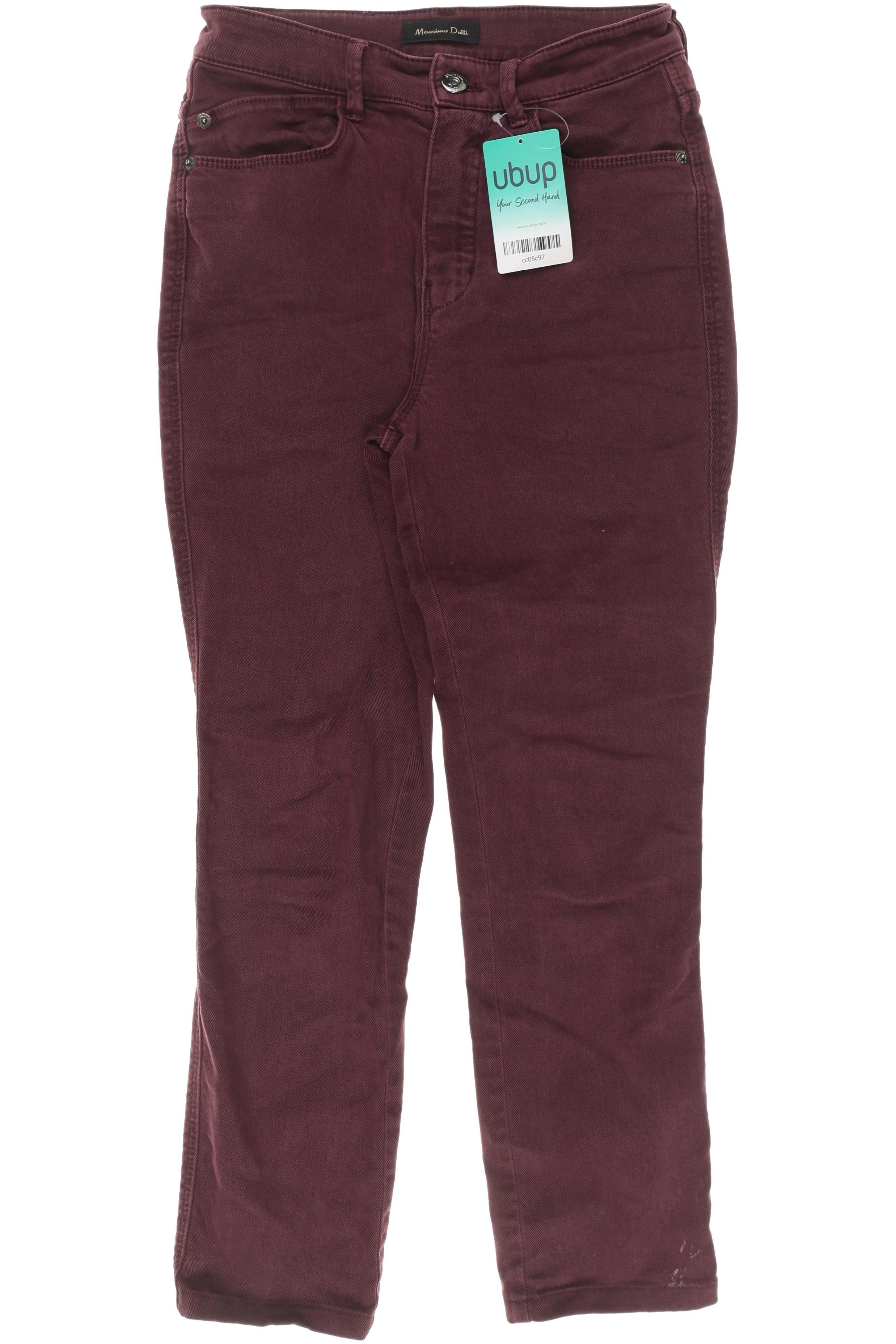 

Massimo Dutti Damen Jeans, rot, Gr. 34
