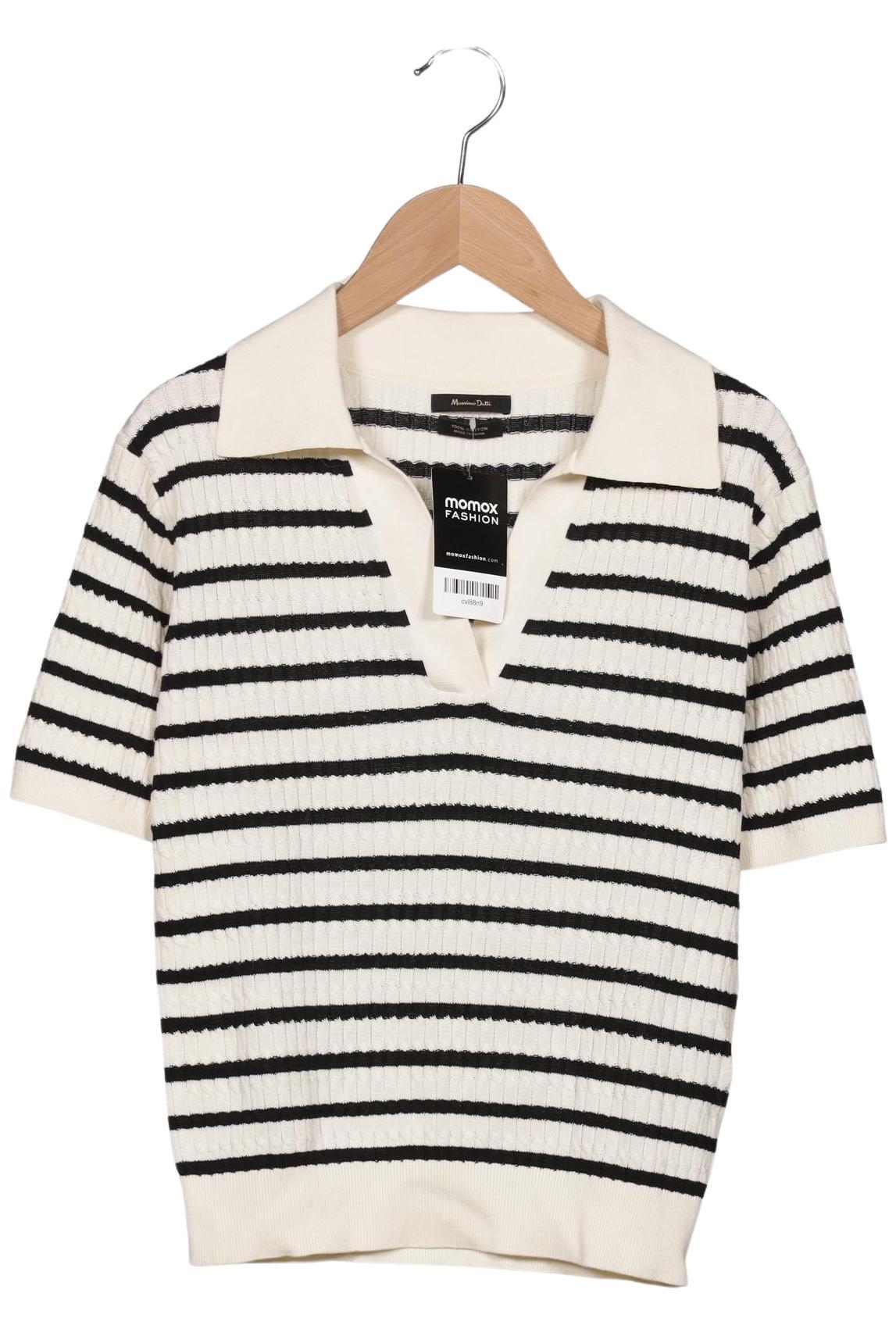 

Massimo Dutti Damen Pullover, cremeweiß, Gr. 36