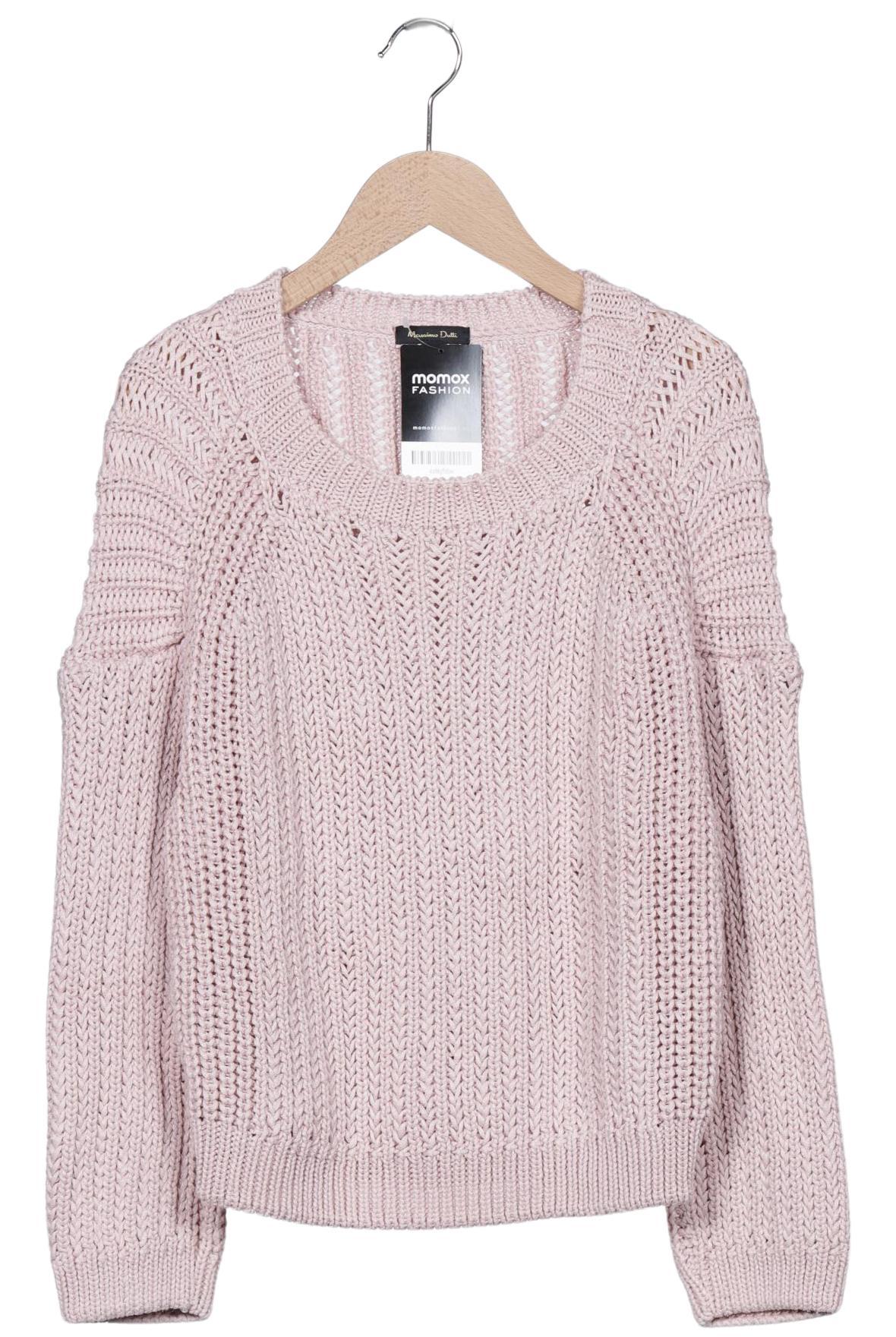 

Massimo Dutti Damen Pullover, pink, Gr. 34