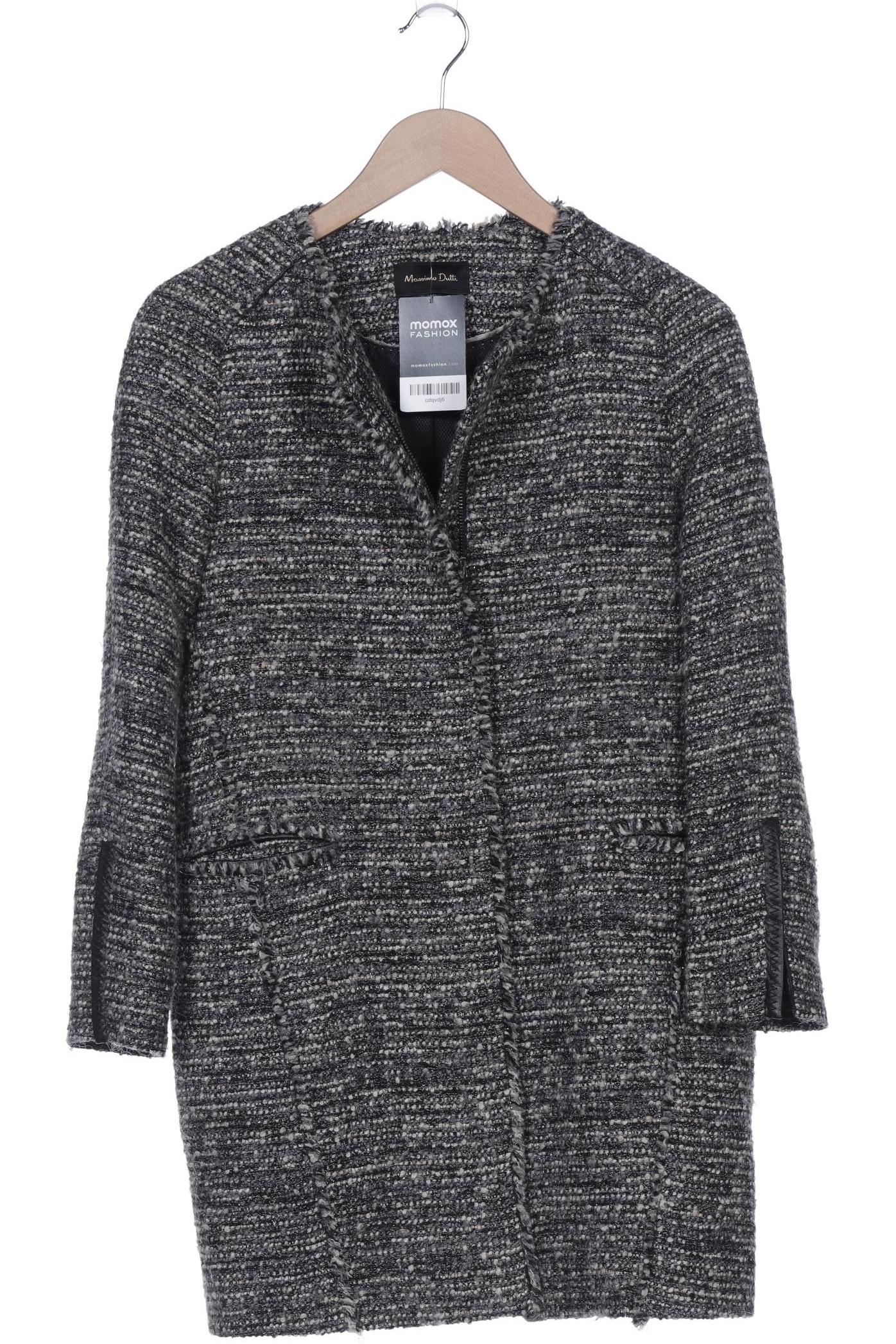 

Massimo Dutti Damen Mantel, grau, Gr. 36