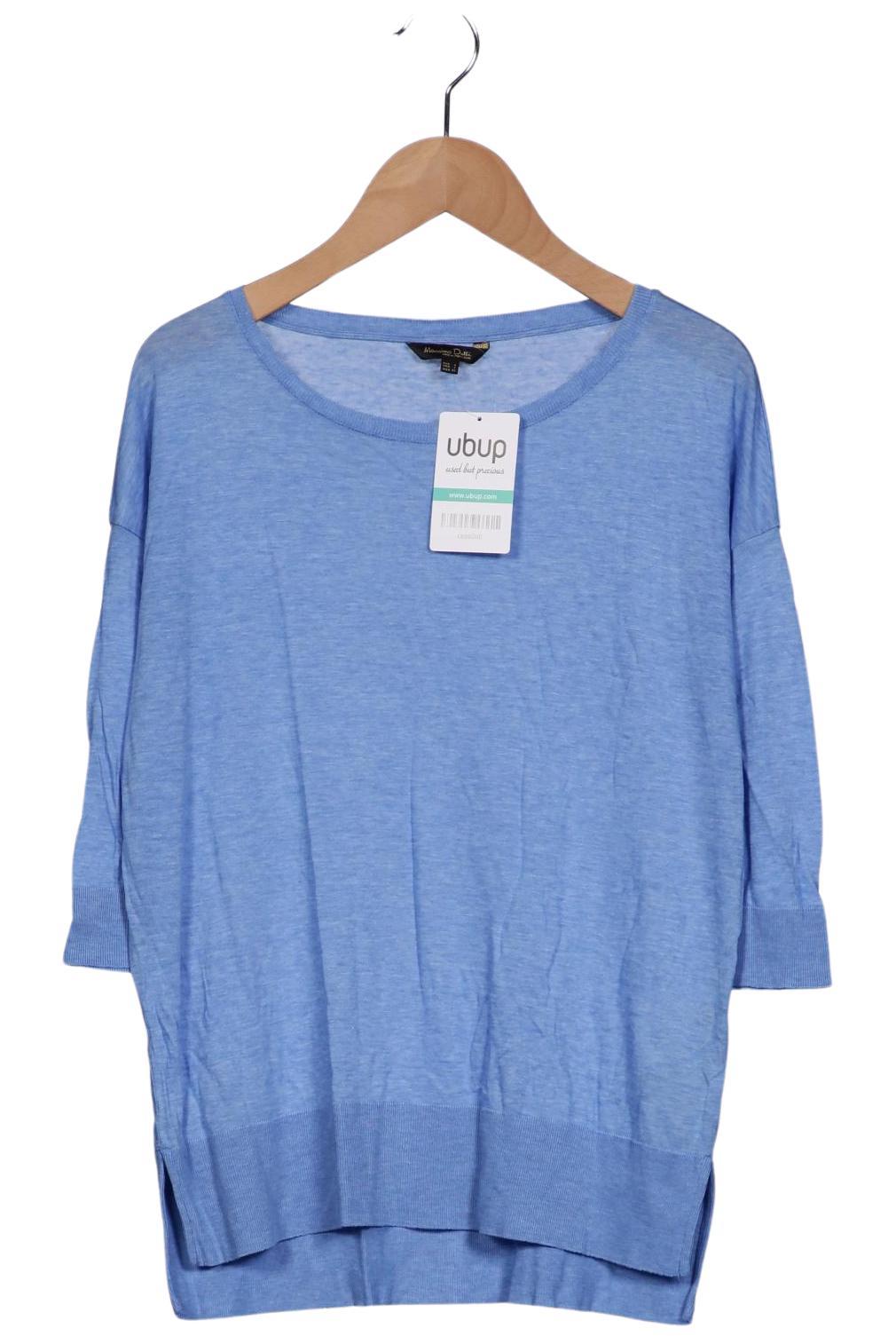 

Massimo Dutti Damen Langarmshirt, blau, Gr. 36
