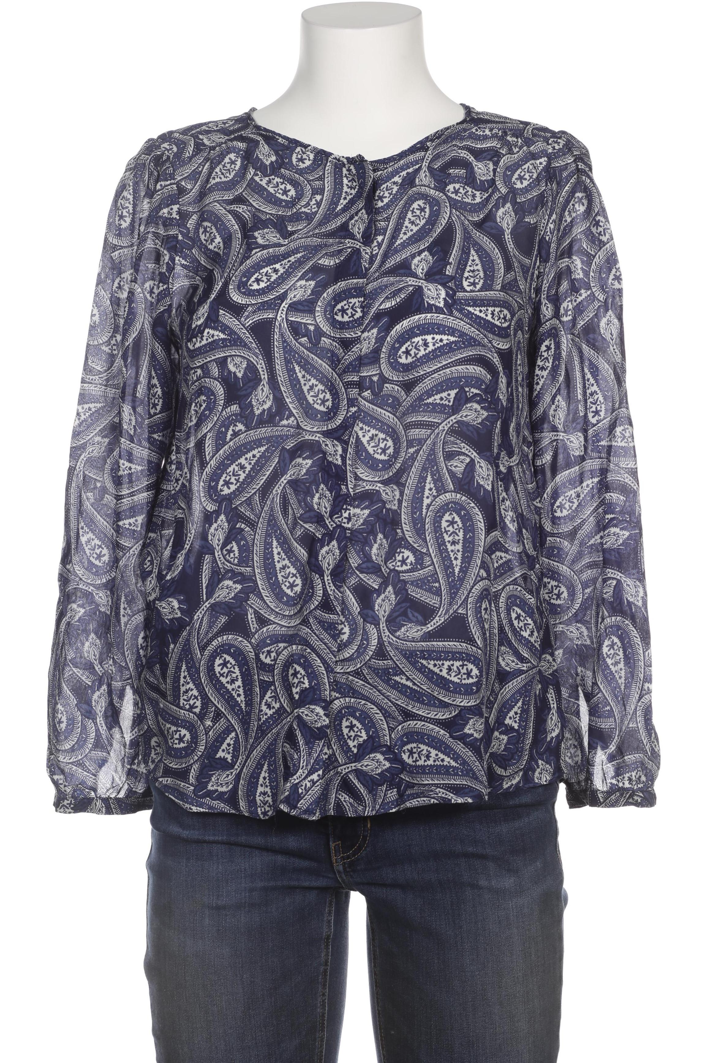 

Massimo Dutti Damen Bluse, blau, Gr. 38