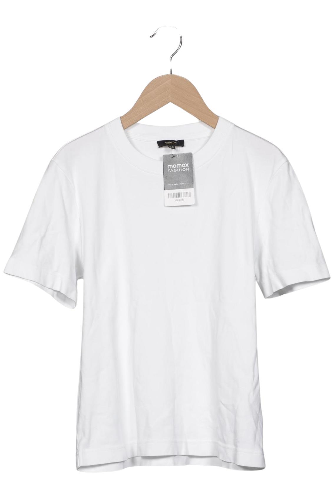 

Massimo Dutti Damen T-Shirt, weiß, Gr. 34