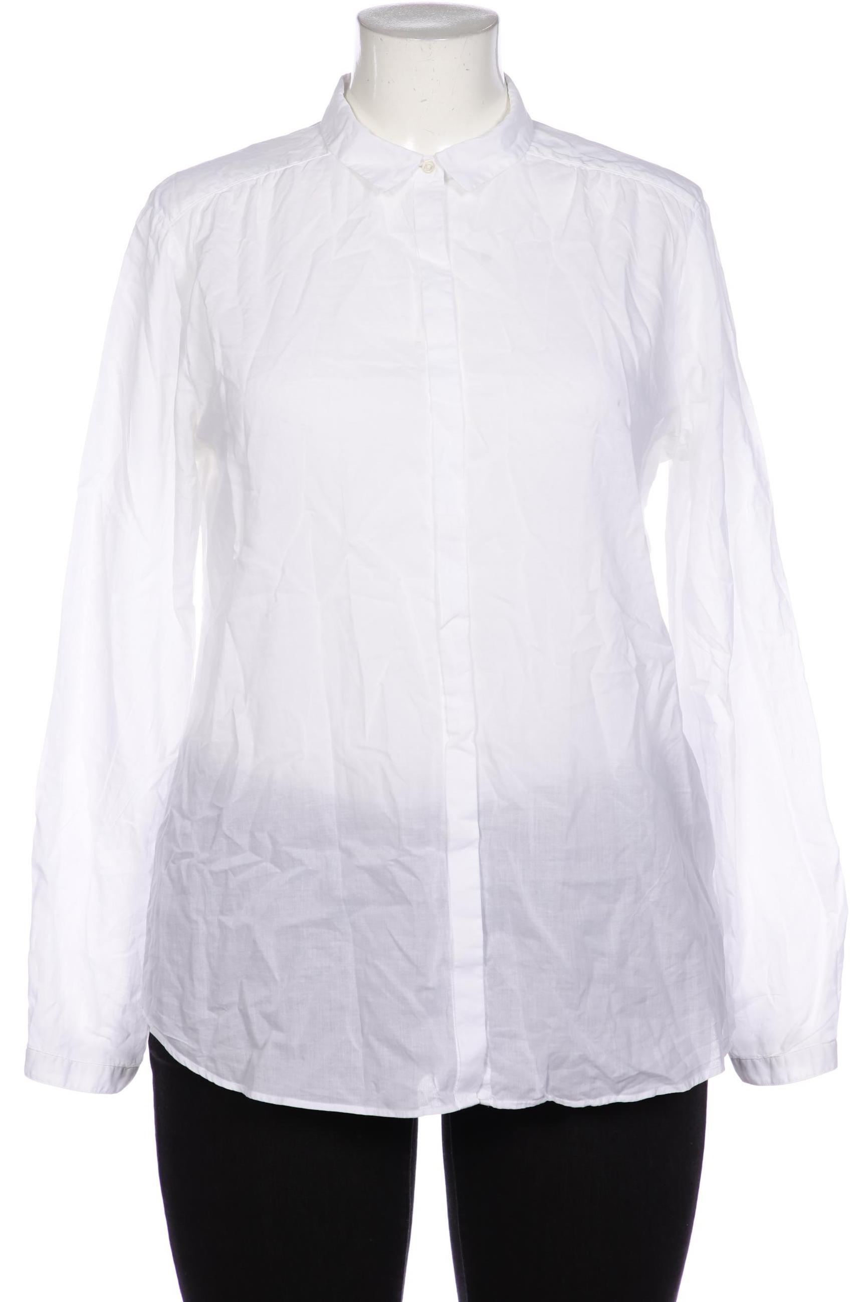 

Massimo Dutti Damen Bluse, weiß, Gr. 44