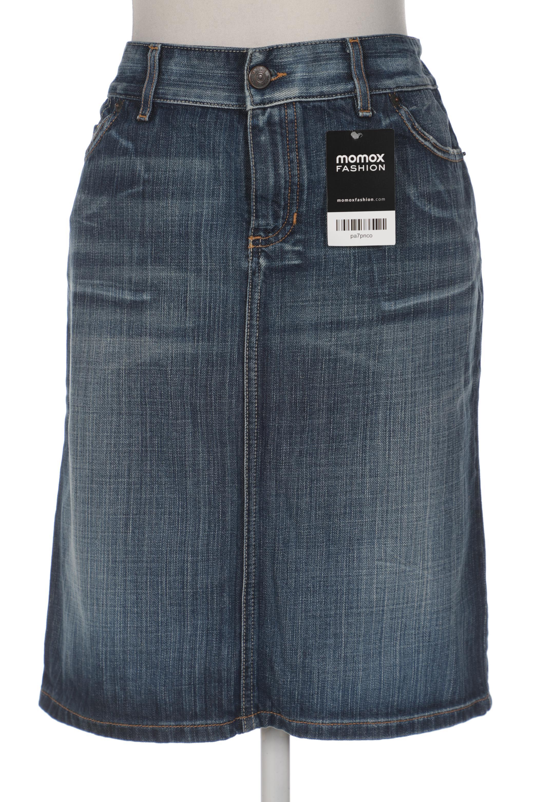 

Massimo Dutti Damen Rock, blau, Gr. 40