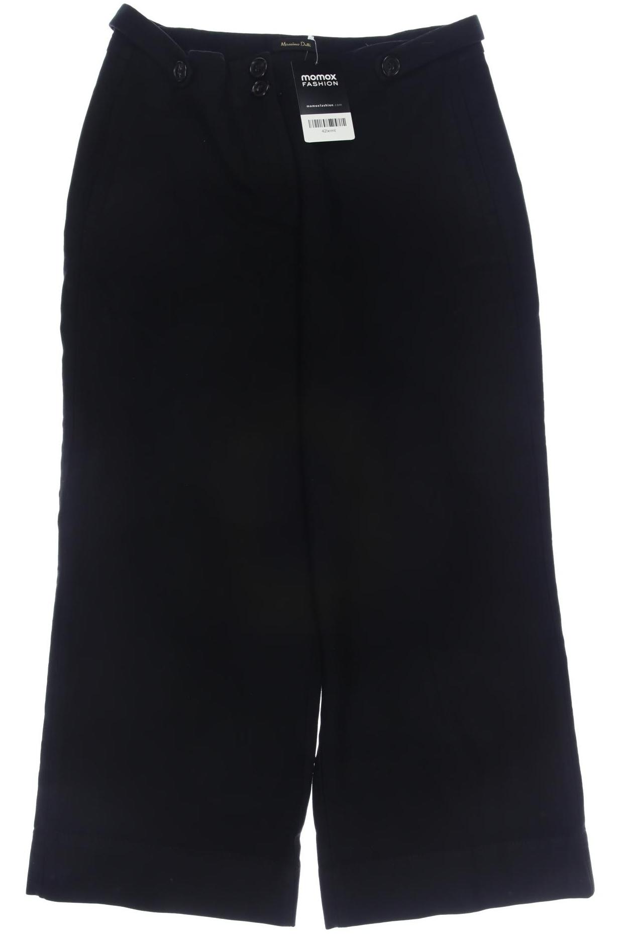

Massimo Dutti Damen Stoffhose, schwarz, Gr. 40