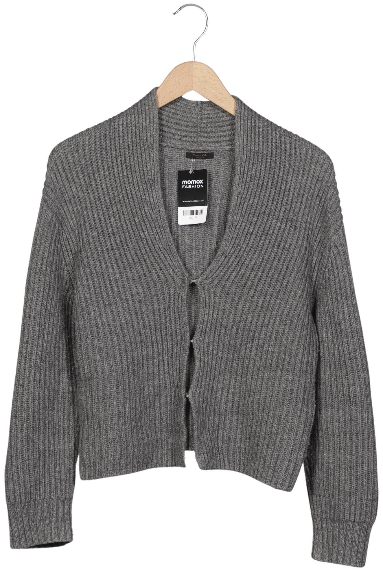 

Massimo Dutti Damen Strickjacke, grau, Gr. 36
