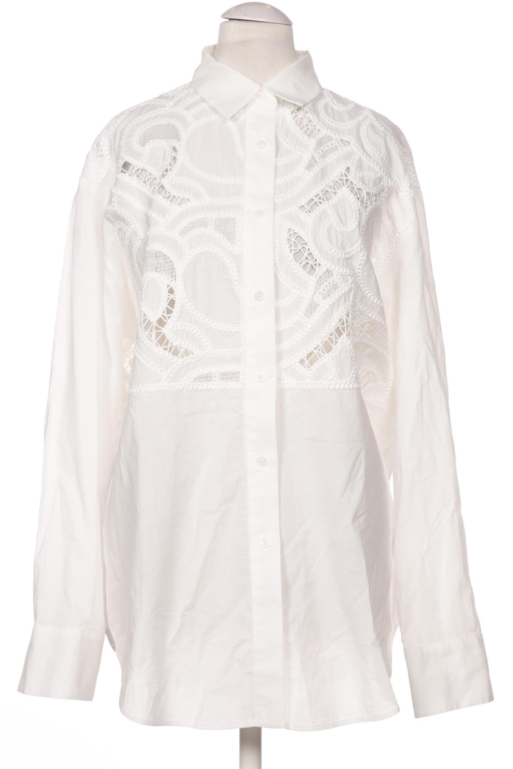 

Massimo Dutti Damen Bluse, weiß, Gr. 36