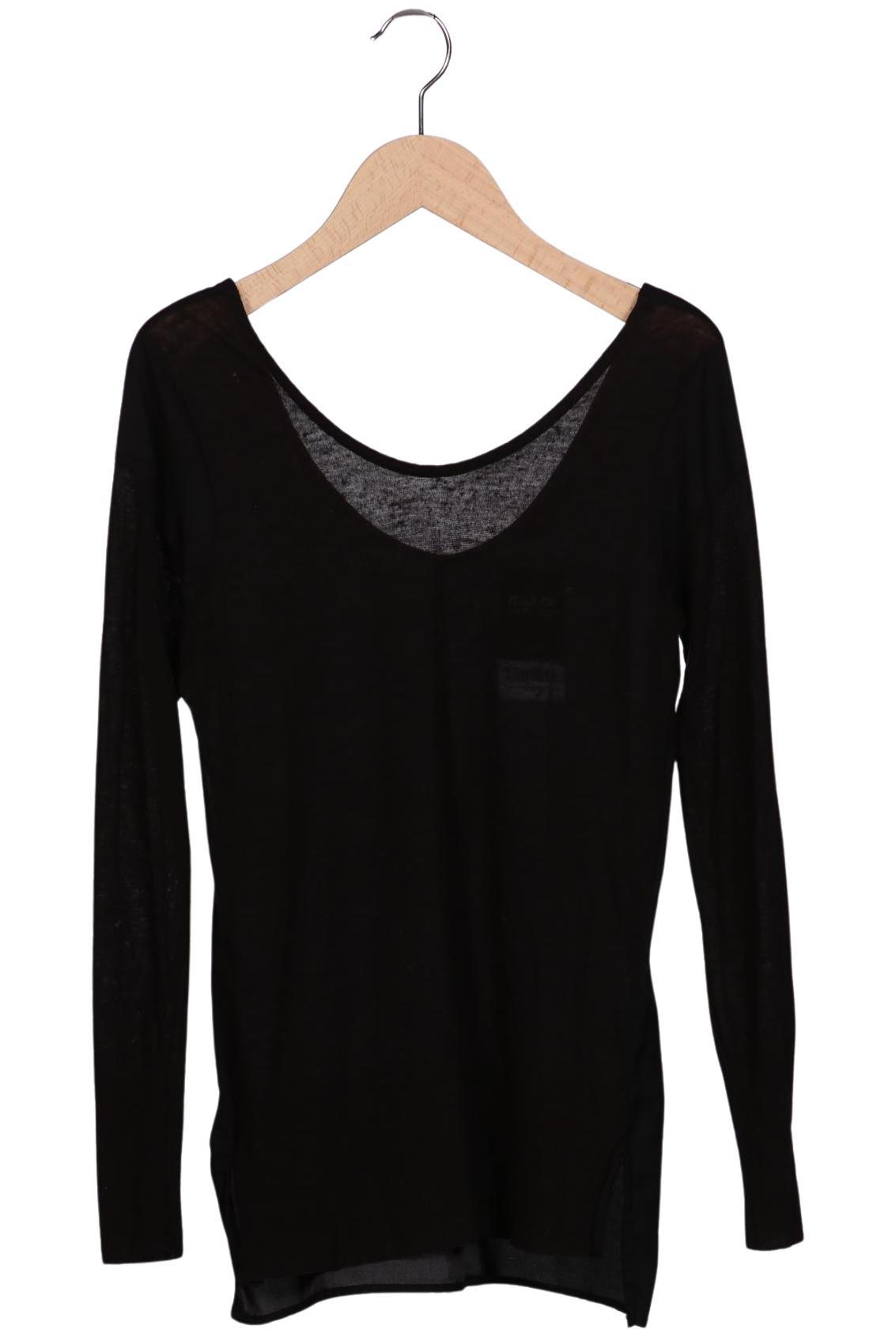 

Massimo Dutti Damen Langarmshirt, schwarz, Gr. 36