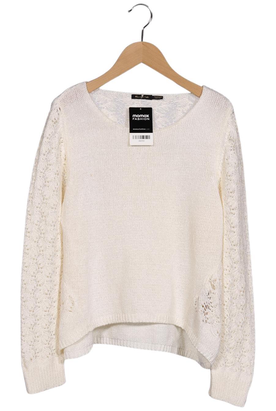 

Massimo Dutti Damen Pullover, cremeweiß, Gr. 42