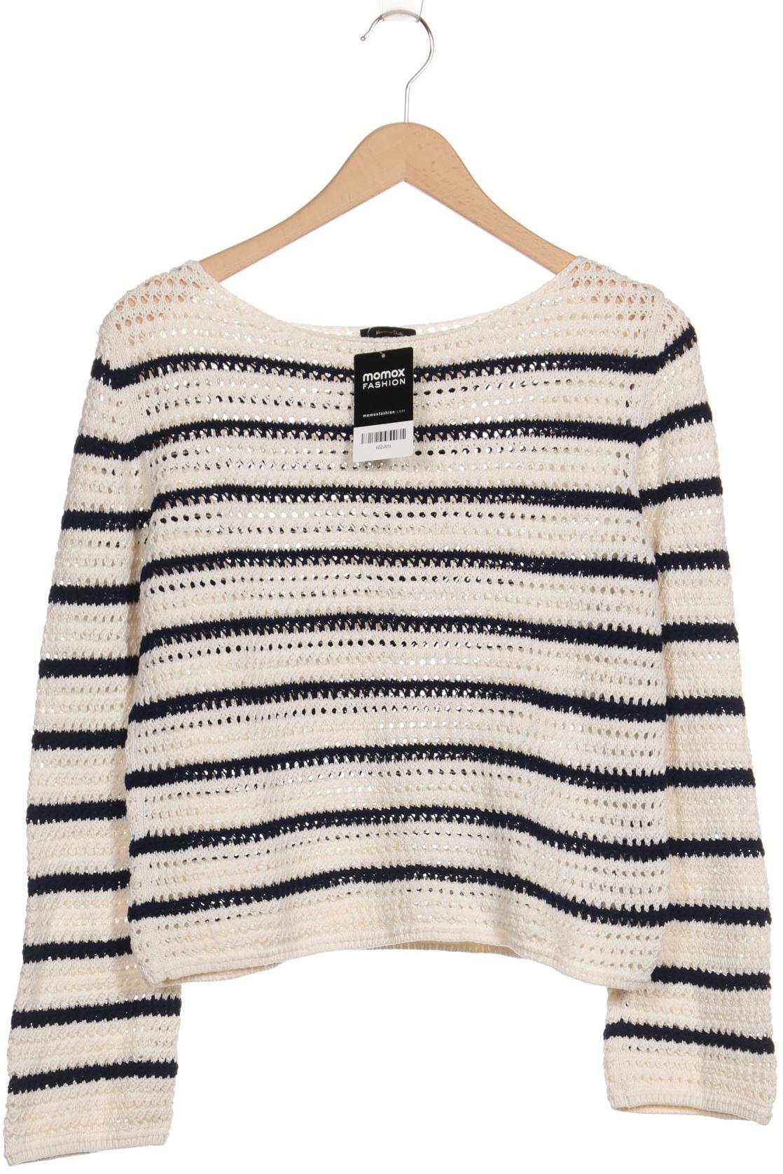 

Massimo Dutti Damen Pullover, cremeweiß, Gr. 36
