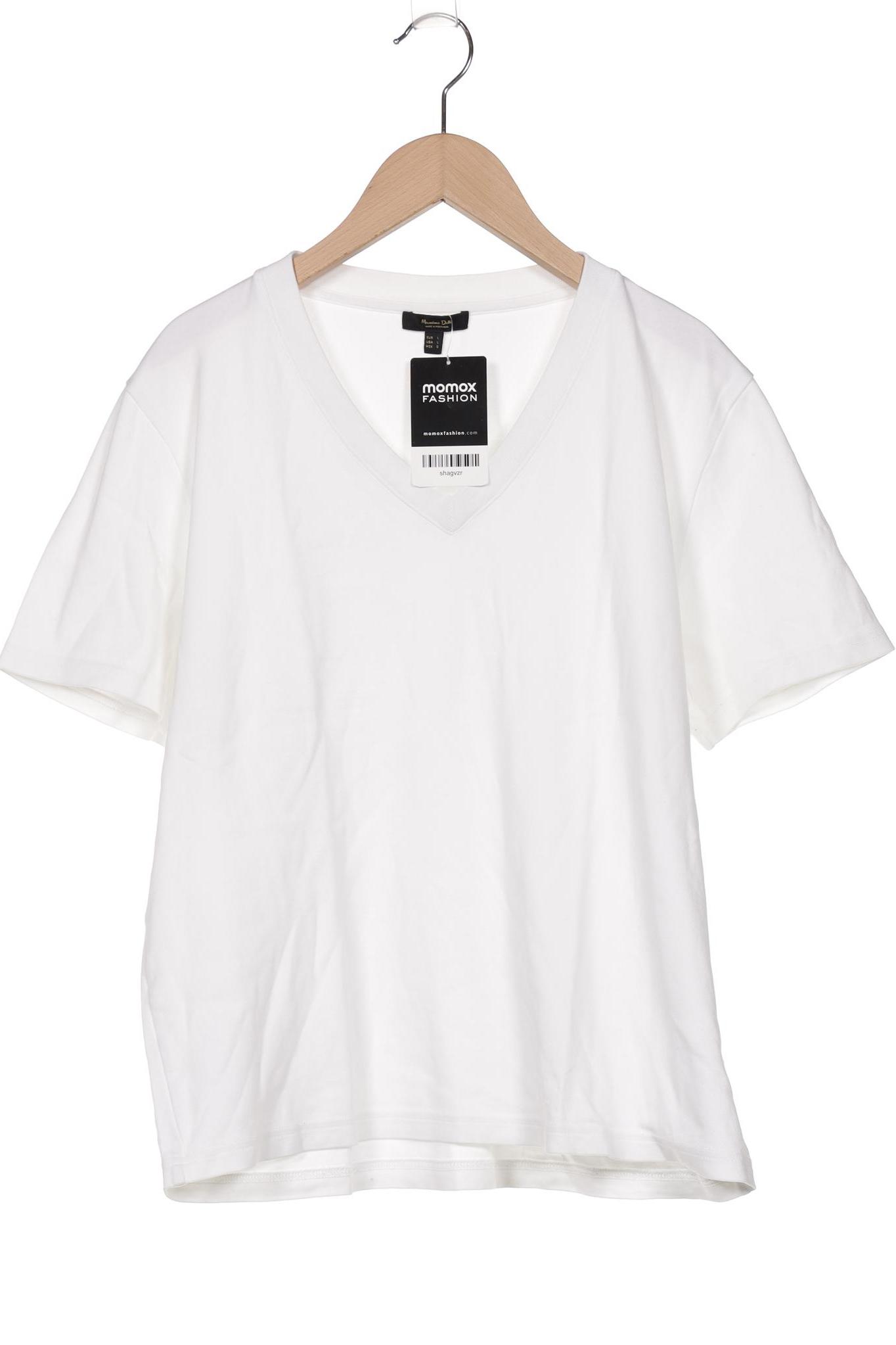 

Massimo Dutti Damen T-Shirt, weiß, Gr. 42