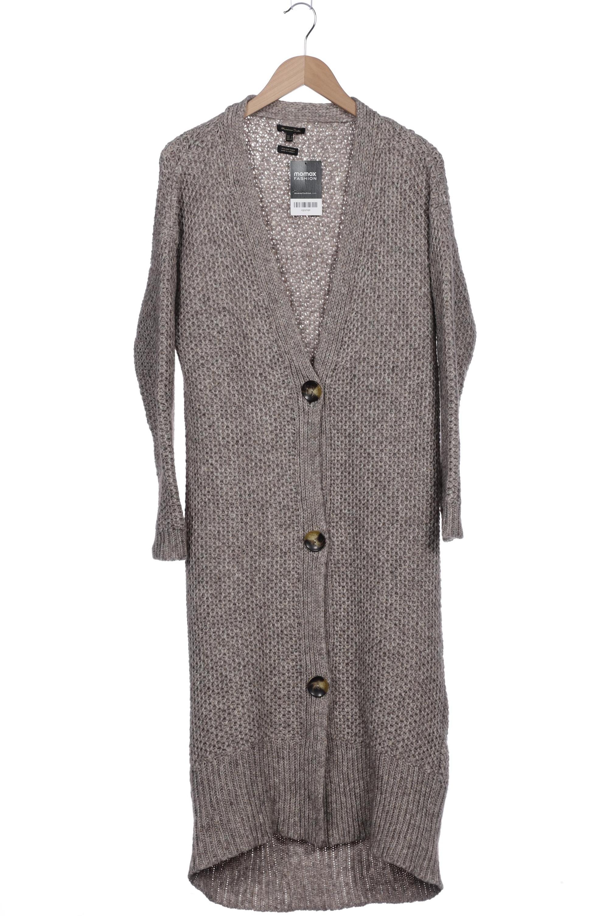 

Massimo Dutti Damen Strickjacke, grau, Gr. 36