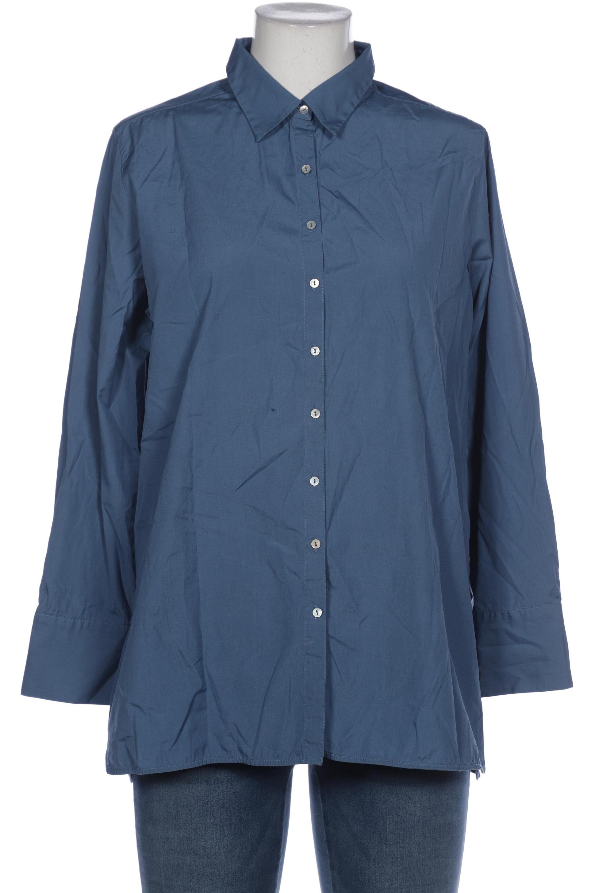 

Massimo Dutti Damen Bluse, blau, Gr. 42