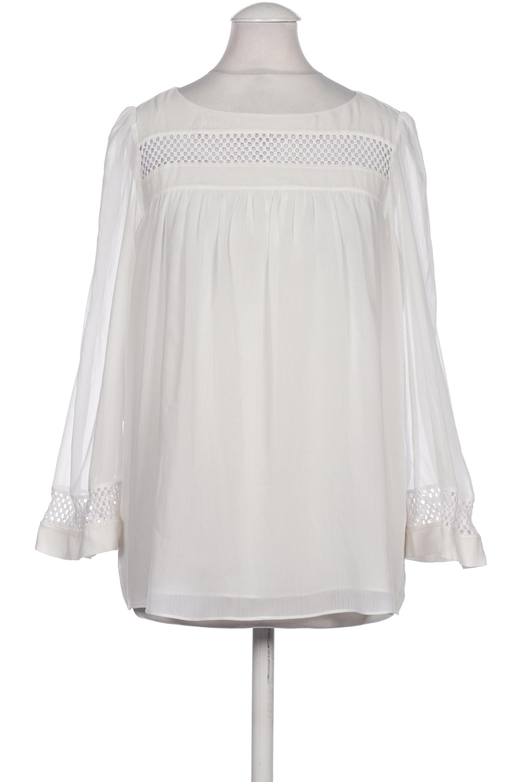 

Massimo Dutti Damen Bluse, weiß, Gr. 34