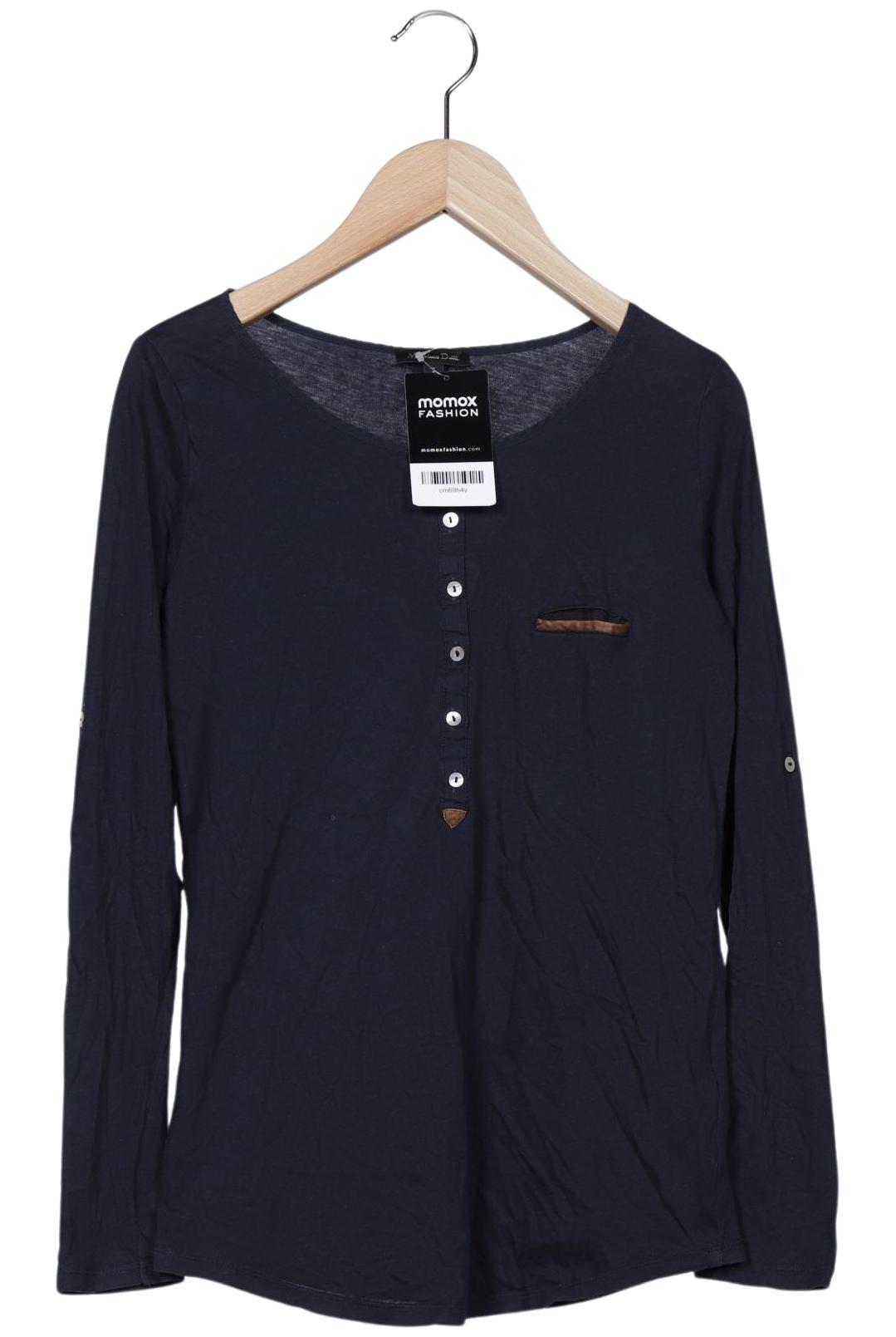 

Massimo Dutti Damen Langarmshirt, marineblau, Gr. 36