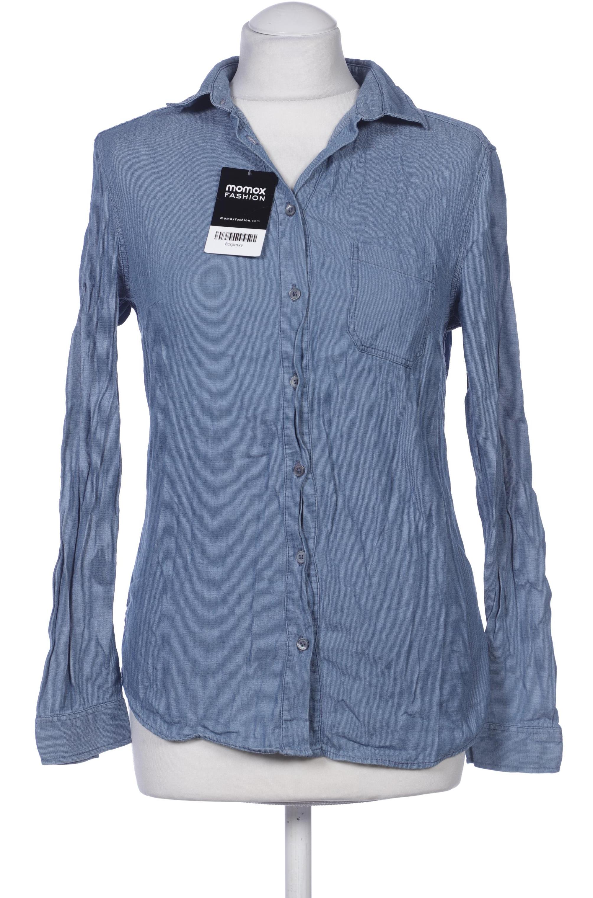 

Massimo Dutti Damen Bluse, blau, Gr. 38