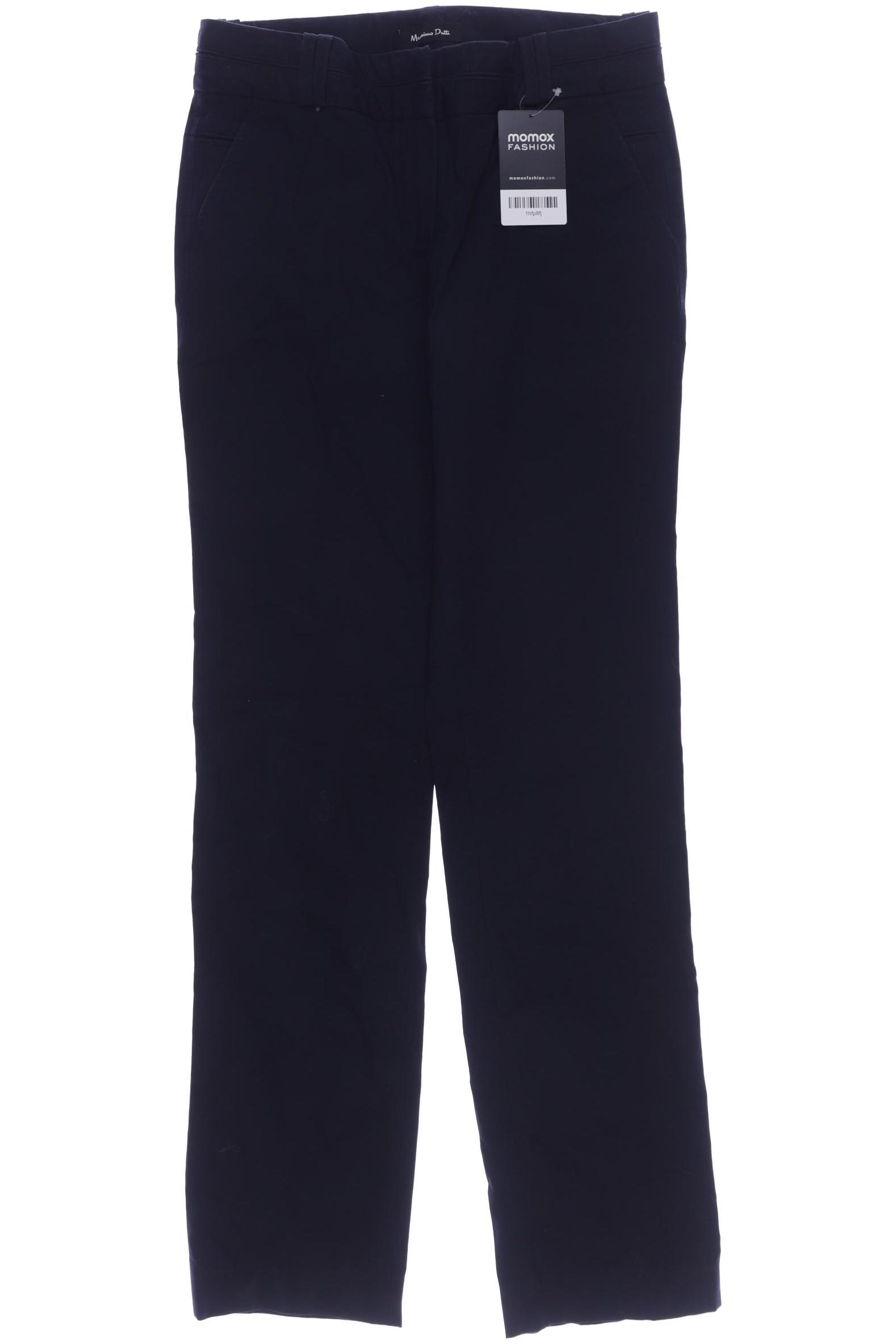 

Massimo Dutti Damen Stoffhose, marineblau, Gr. 36