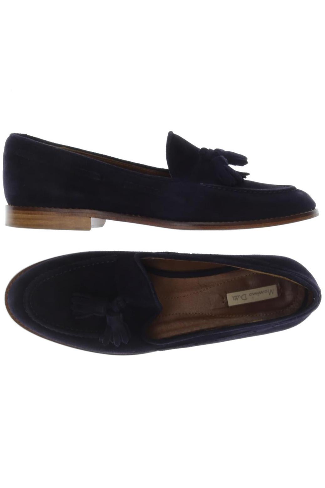 

Massimo Dutti Damen Halbschuh, marineblau, Gr. 37