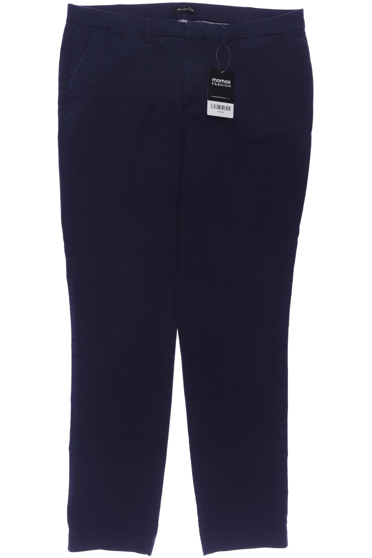 

Massimo Dutti Damen Stoffhose, marineblau, Gr. 40