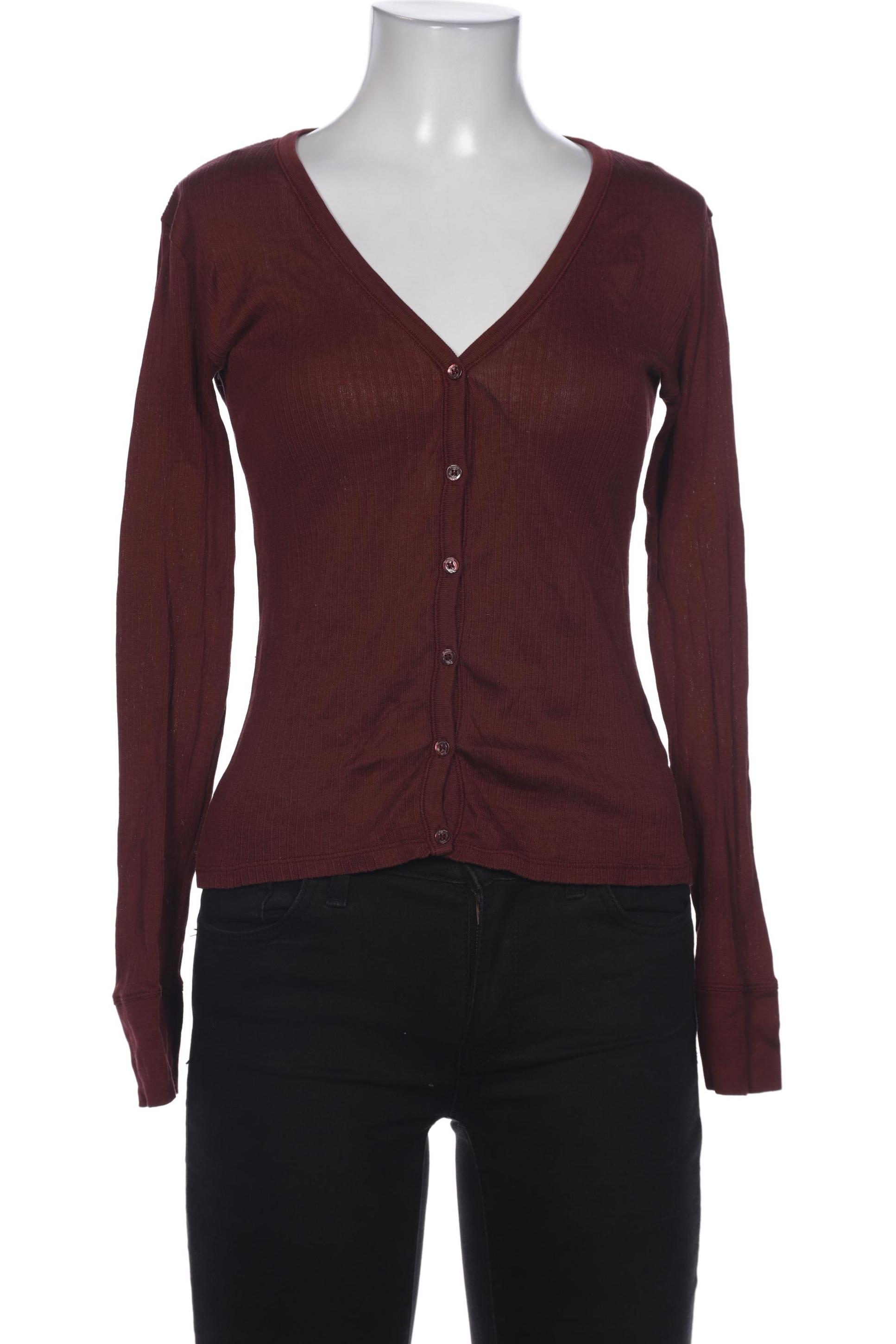 

Massimo Dutti Damen Strickjacke, bordeaux, Gr. 34
