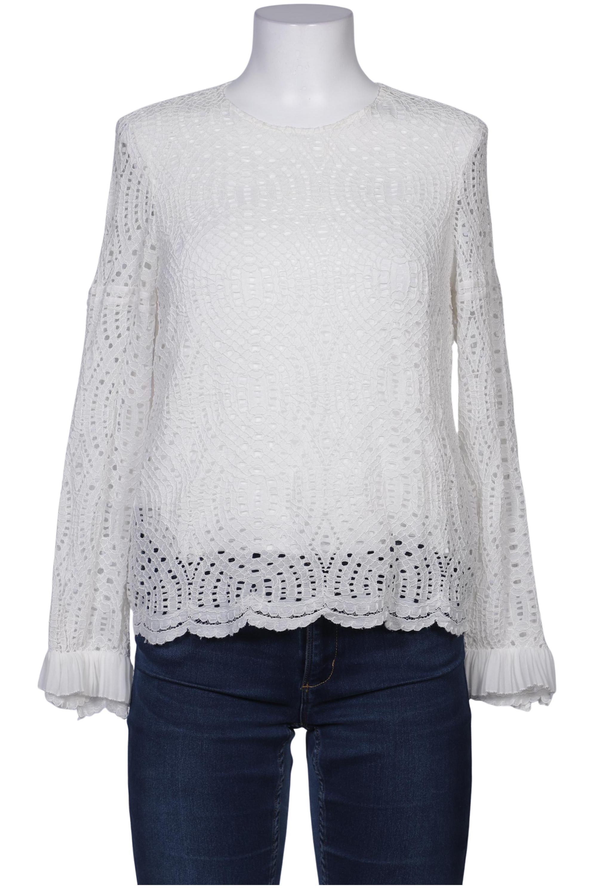 

Massimo Dutti Damen Bluse, weiß, Gr. 42