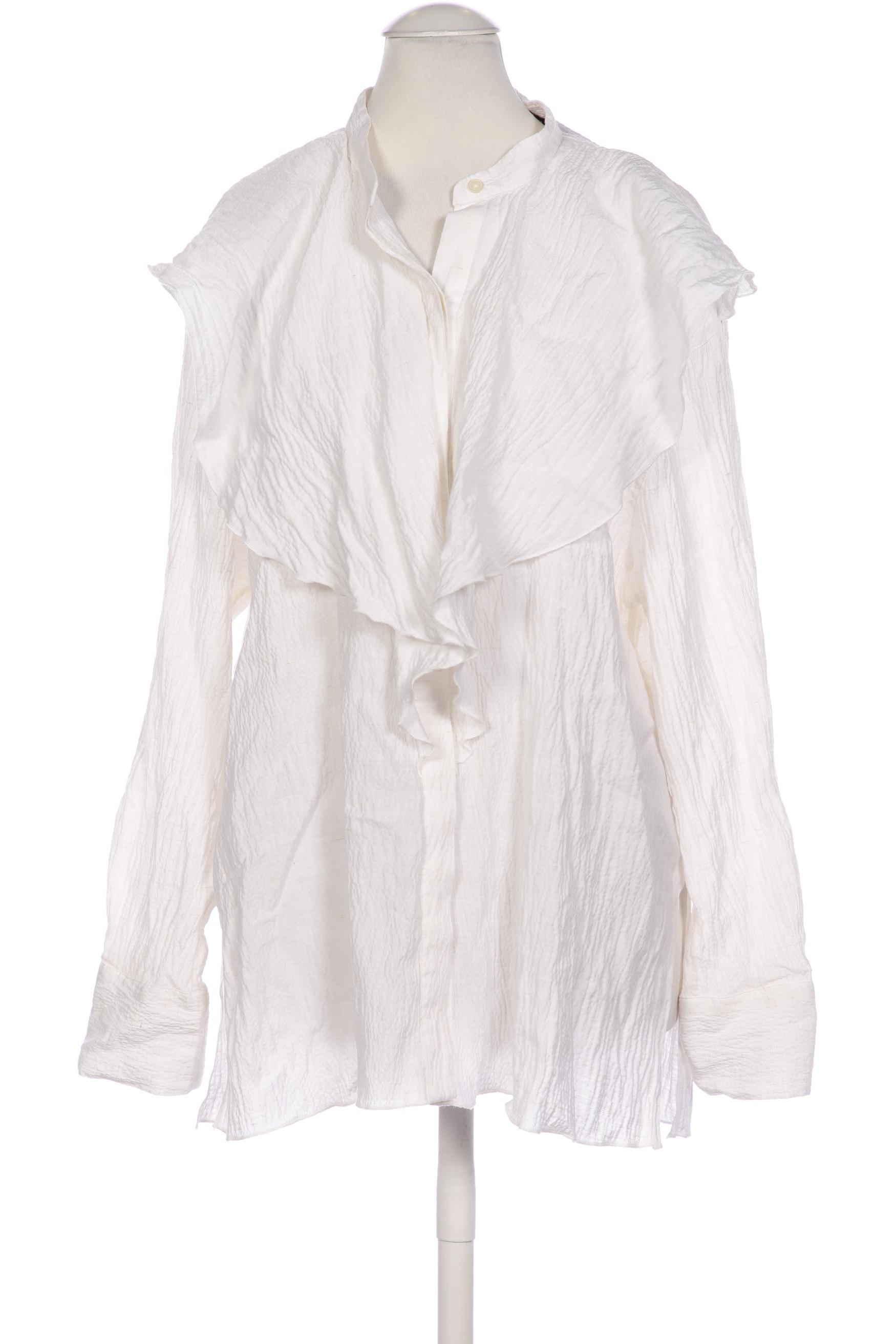 

Massimo Dutti Damen Bluse, cremeweiß, Gr. 34