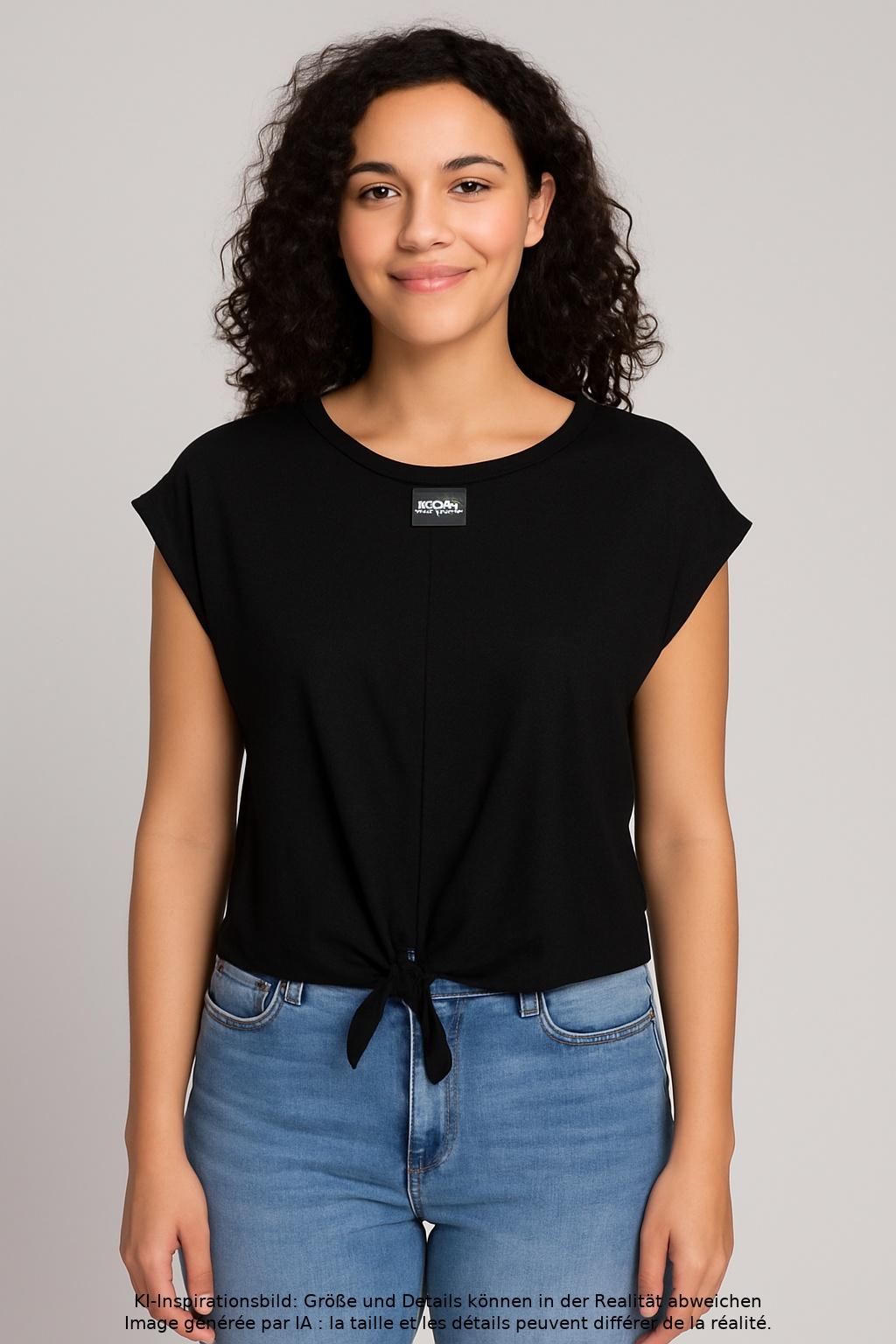 

Massimo Dutti Damen T-Shirt, schwarz, Gr. 38