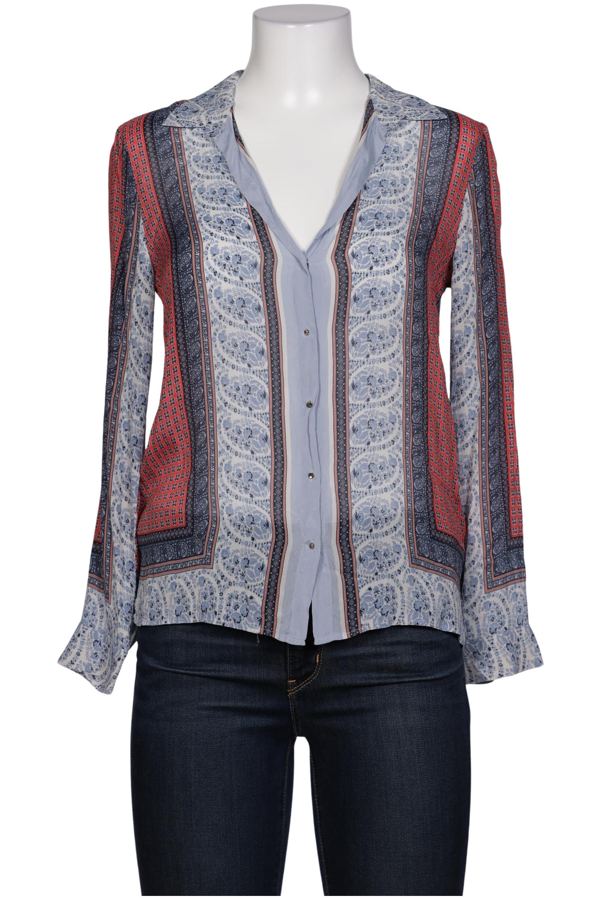 

Massimo Dutti Damen Bluse, blau, Gr. 38