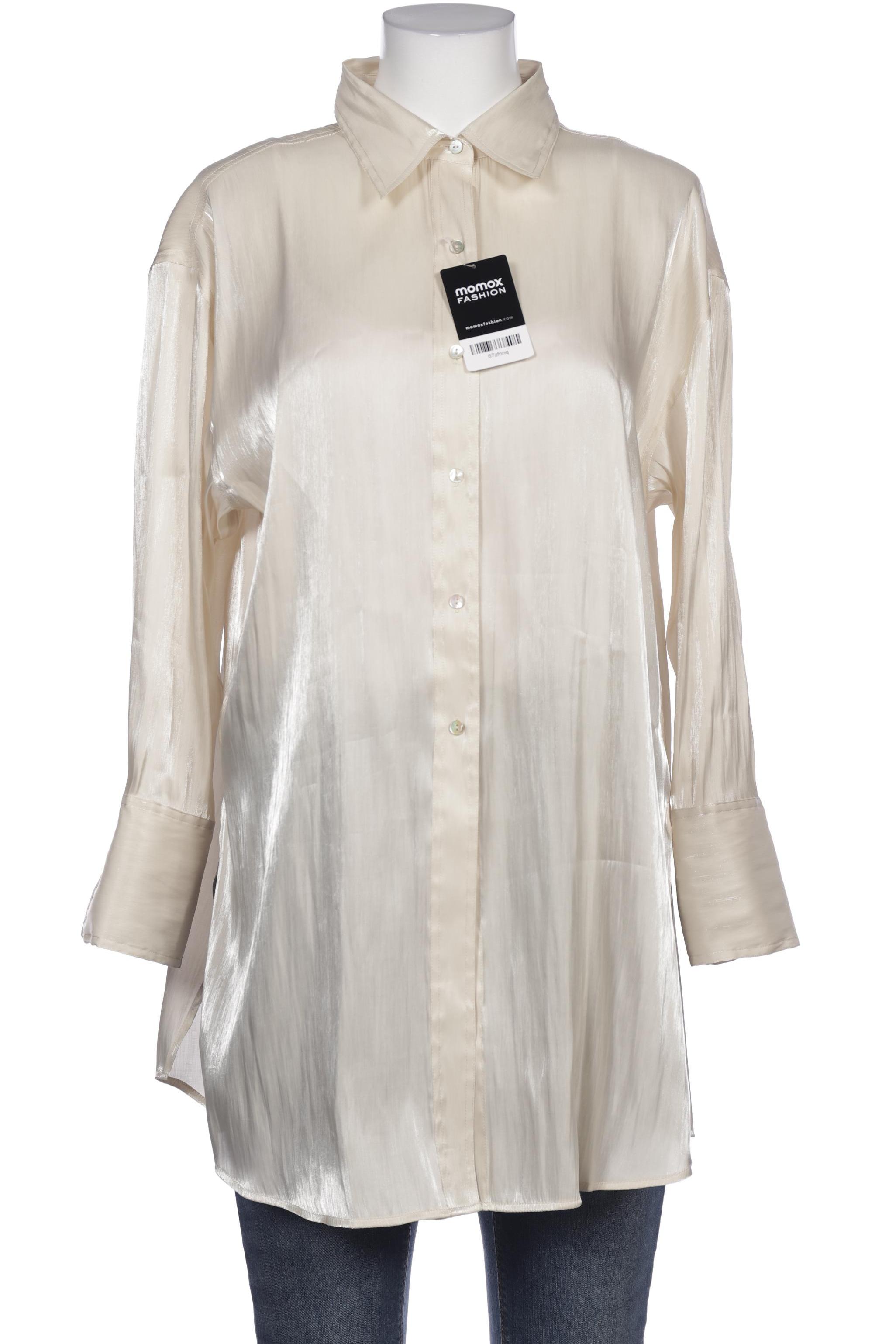 

Massimo Dutti Damen Bluse, cremeweiß, Gr. 38