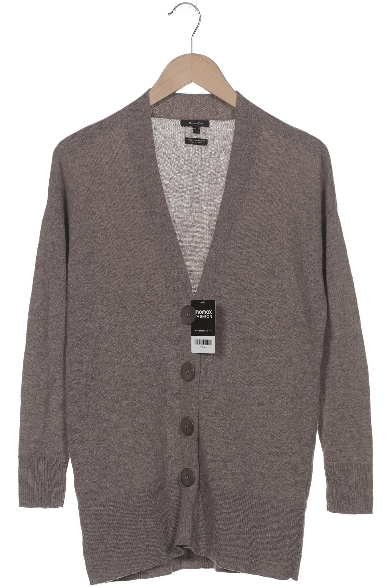 

Massimo Dutti Damen Strickjacke, grau, Gr. 36