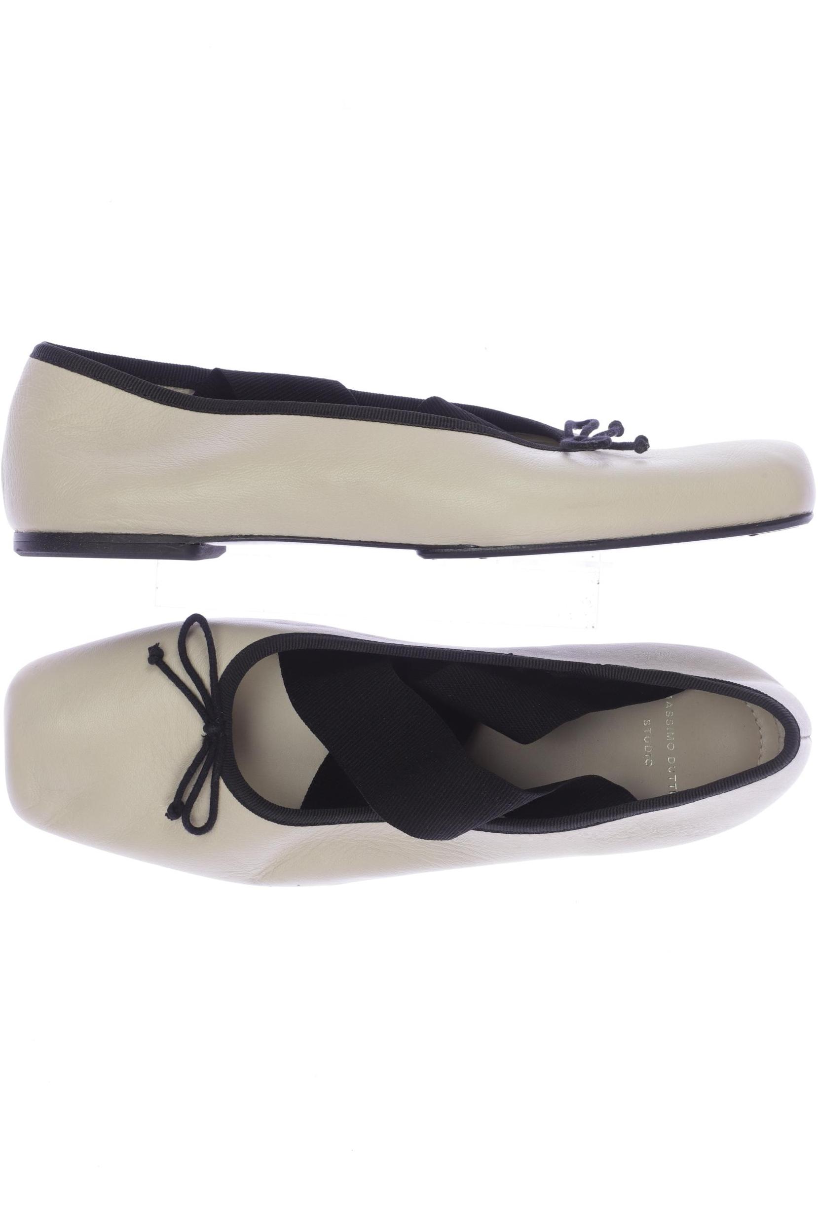 Thumbnail - Massimo Dutti Damen Ballerinas, cremeweiß, Gr. 39