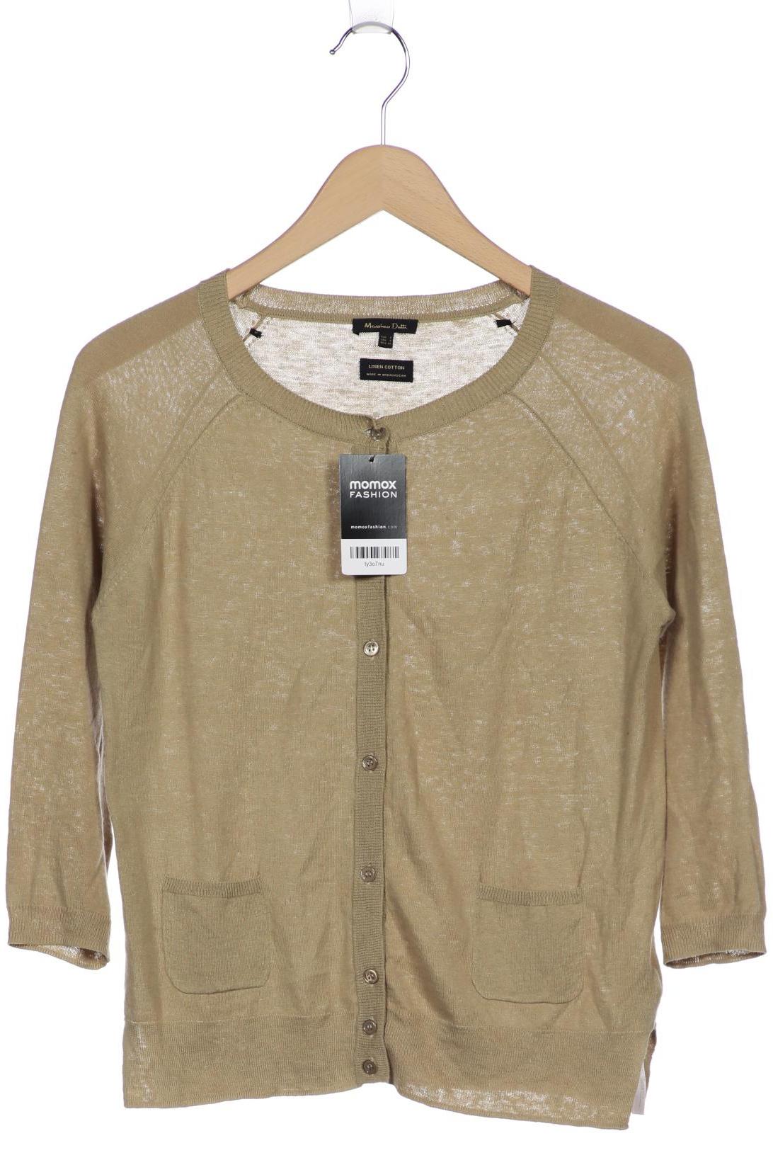 

Massimo Dutti Damen Strickjacke, grün, Gr. 36