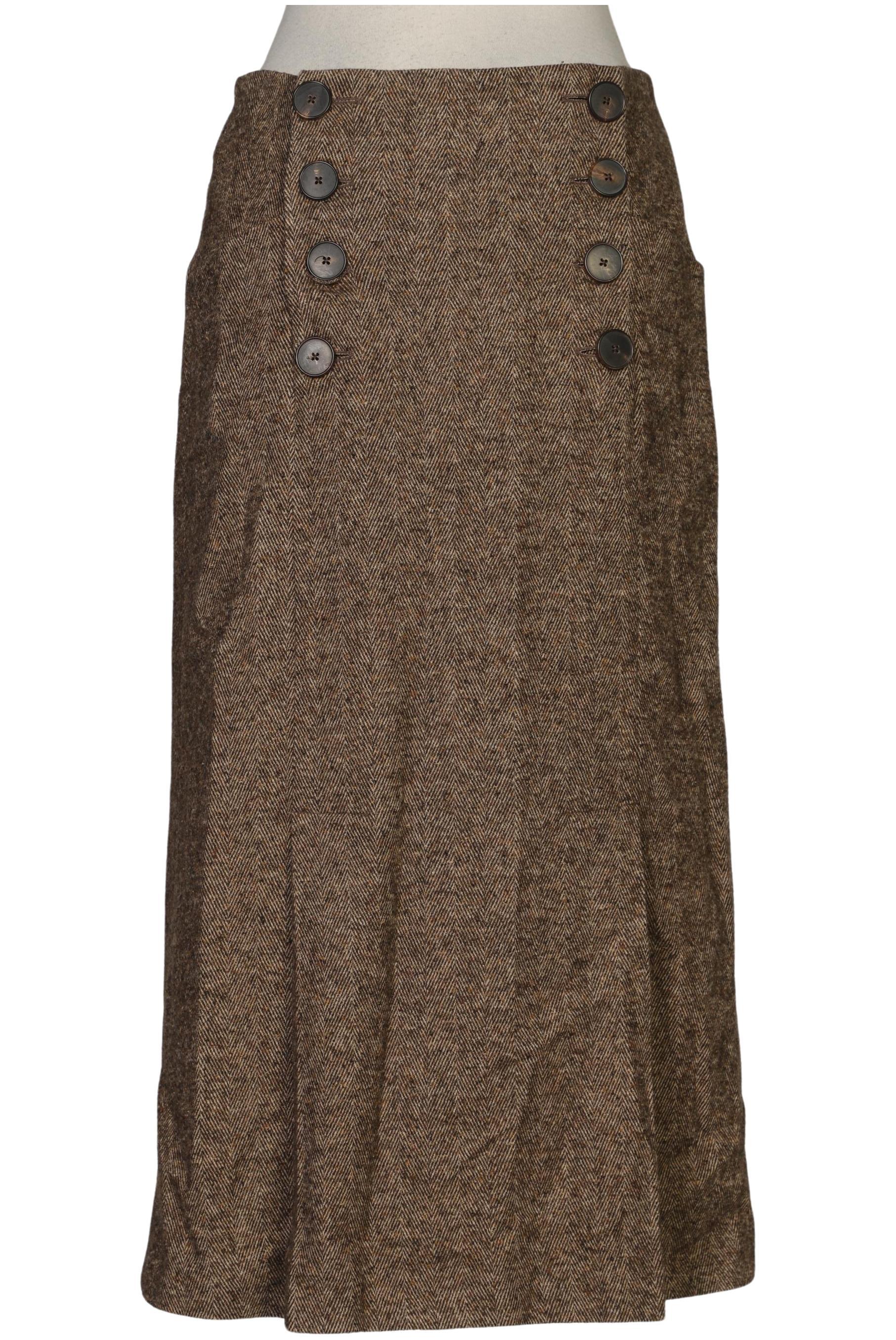 

Massimo Dutti Damen Rock, braun, Gr. 38