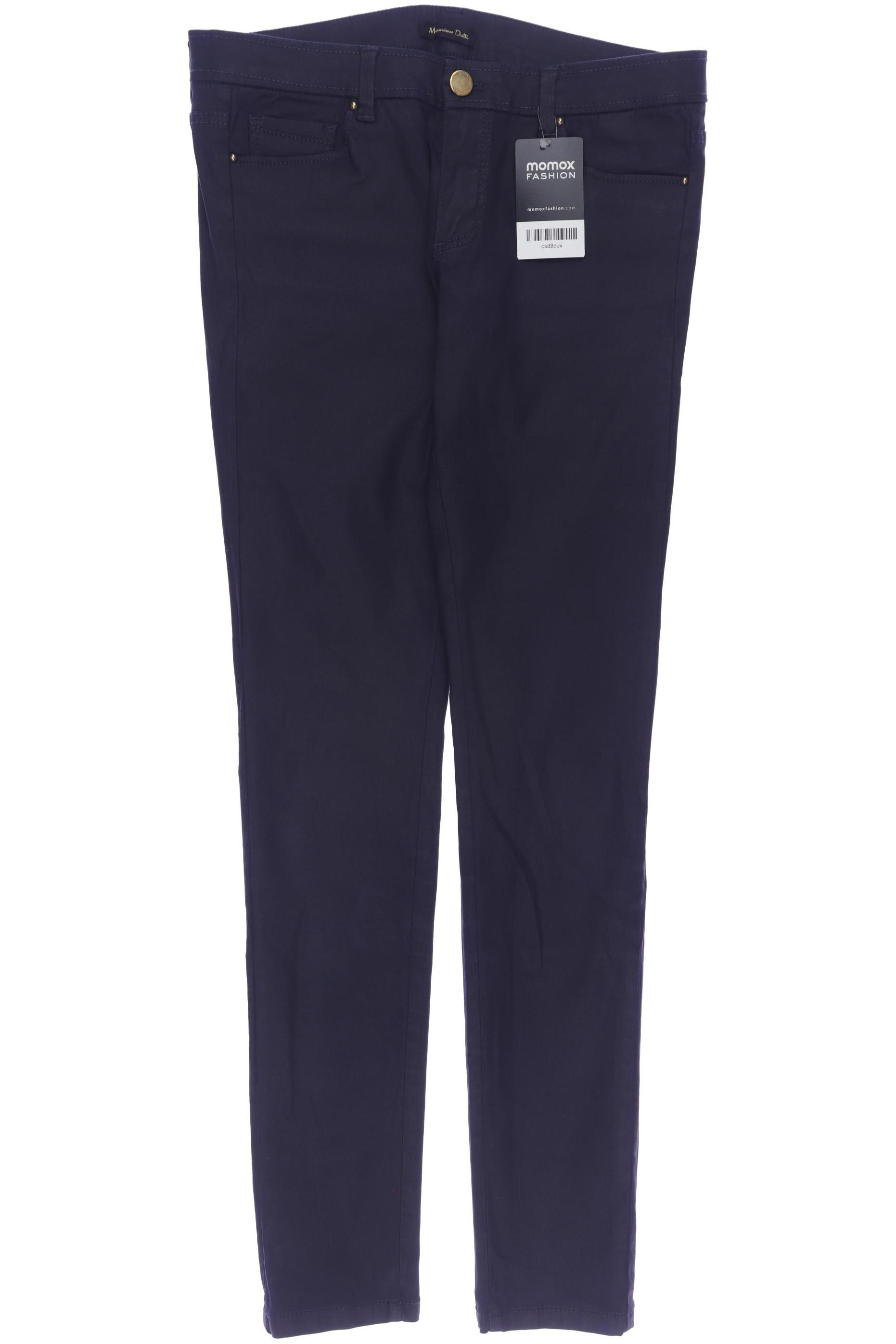

Massimo Dutti Damen Stoffhose, marineblau, Gr. 38