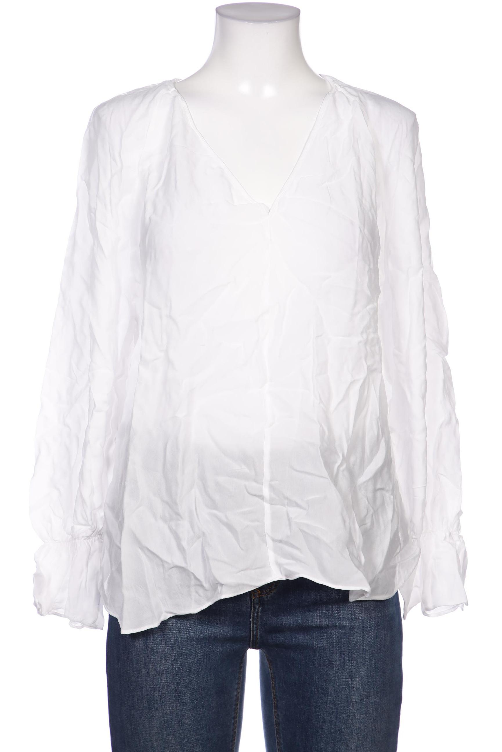 

Massimo Dutti Damen Bluse, weiß, Gr. 38