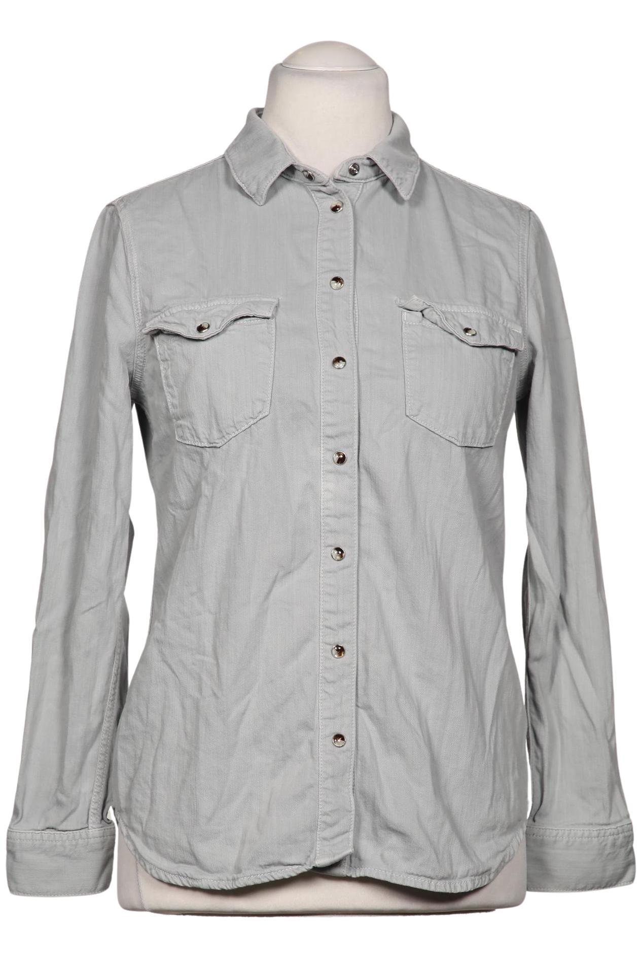 

Massimo Dutti Damen Bluse, hellblau, Gr. 38