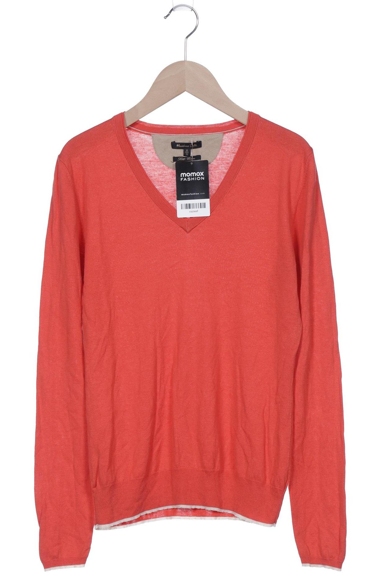 

Massimo Dutti Damen Pullover, orange, Gr. 32