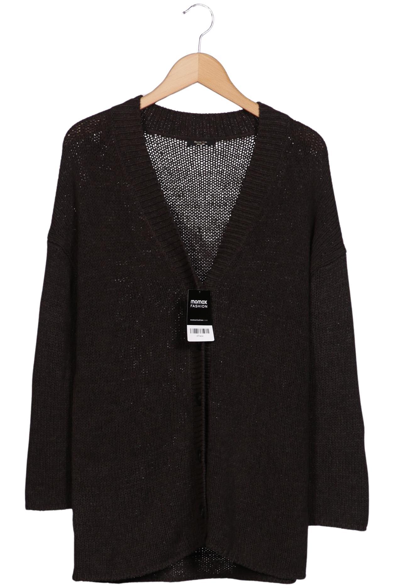 

Massimo Dutti Damen Strickjacke, braun, Gr. 34