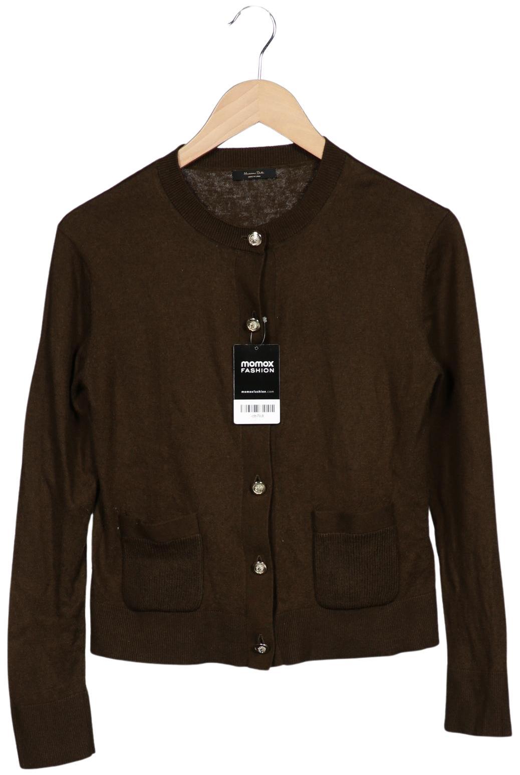 

Massimo Dutti Damen Strickjacke, braun, Gr. 38