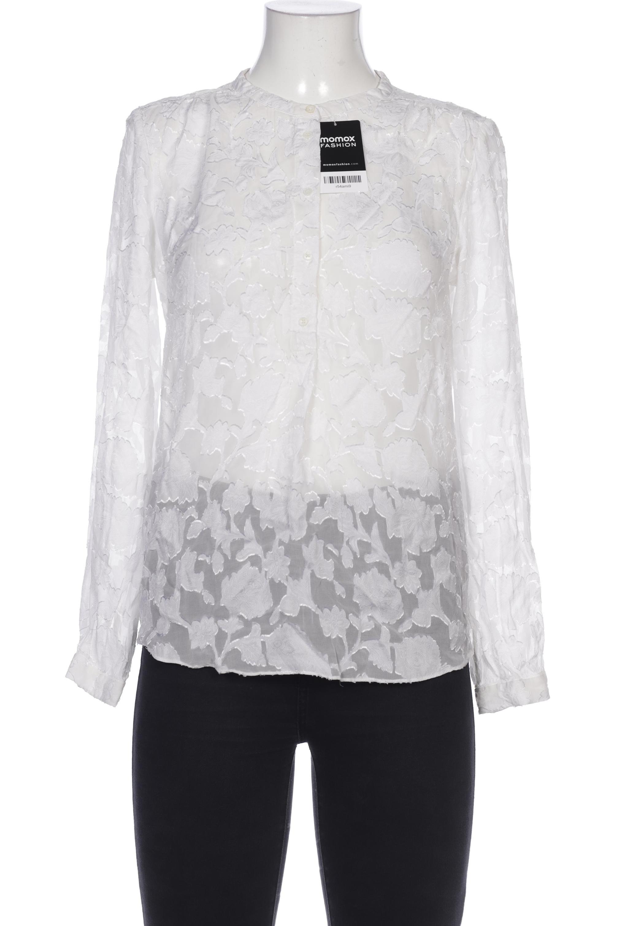 

Massimo Dutti Damen Bluse, weiß, Gr. 42