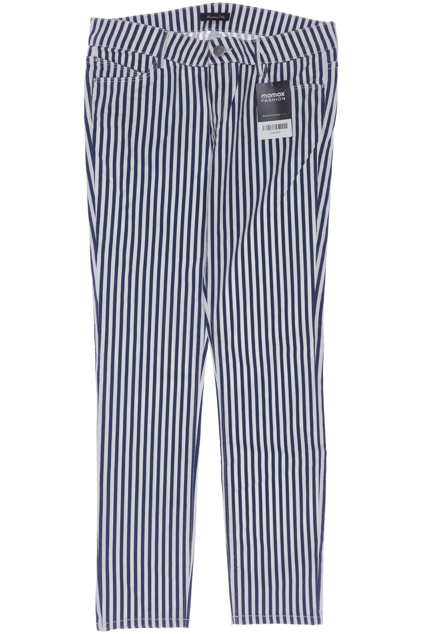 

Massimo Dutti Damen Stoffhose, marineblau, Gr. 36