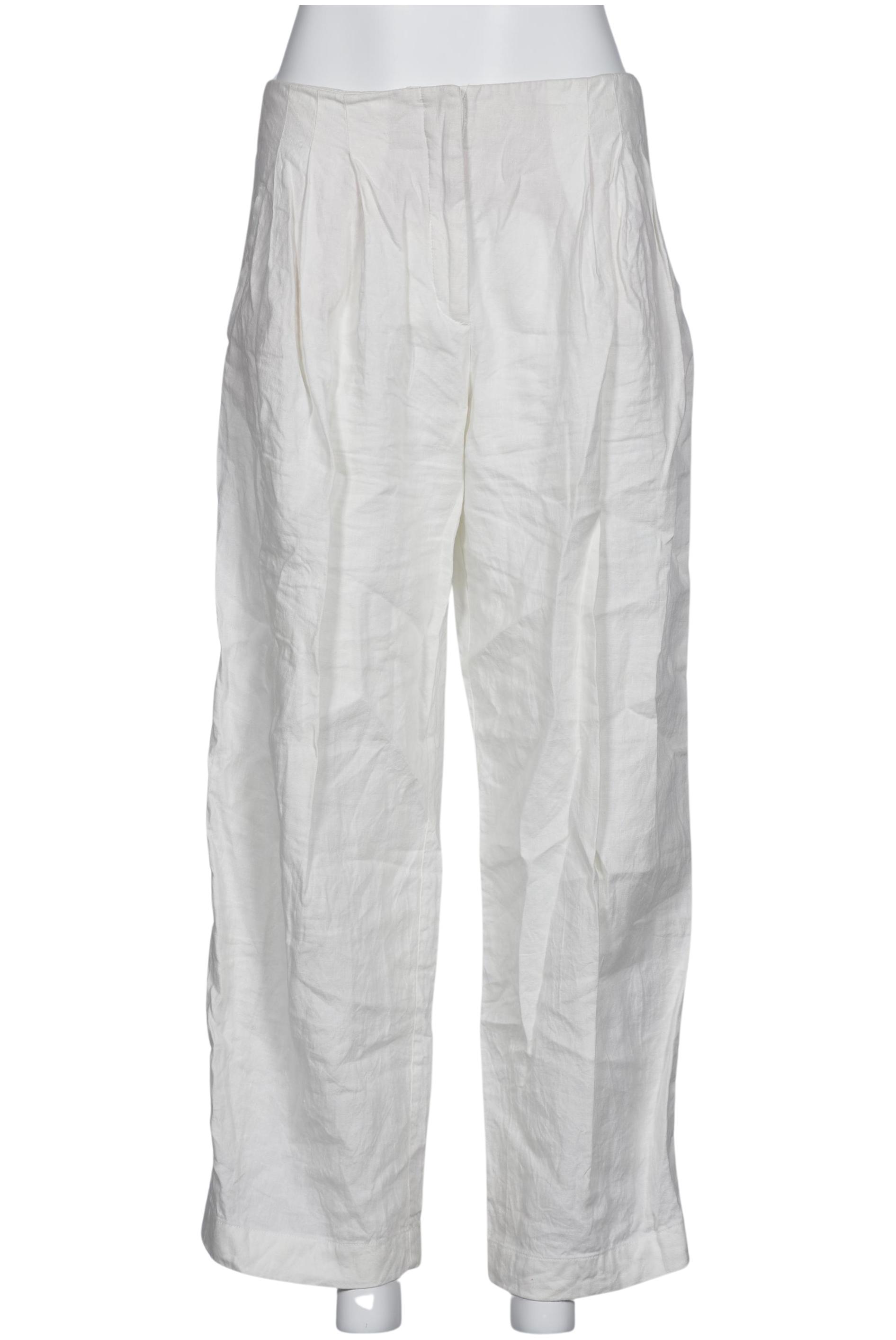 

Massimo Dutti Damen Stoffhose, weiß, Gr. 38