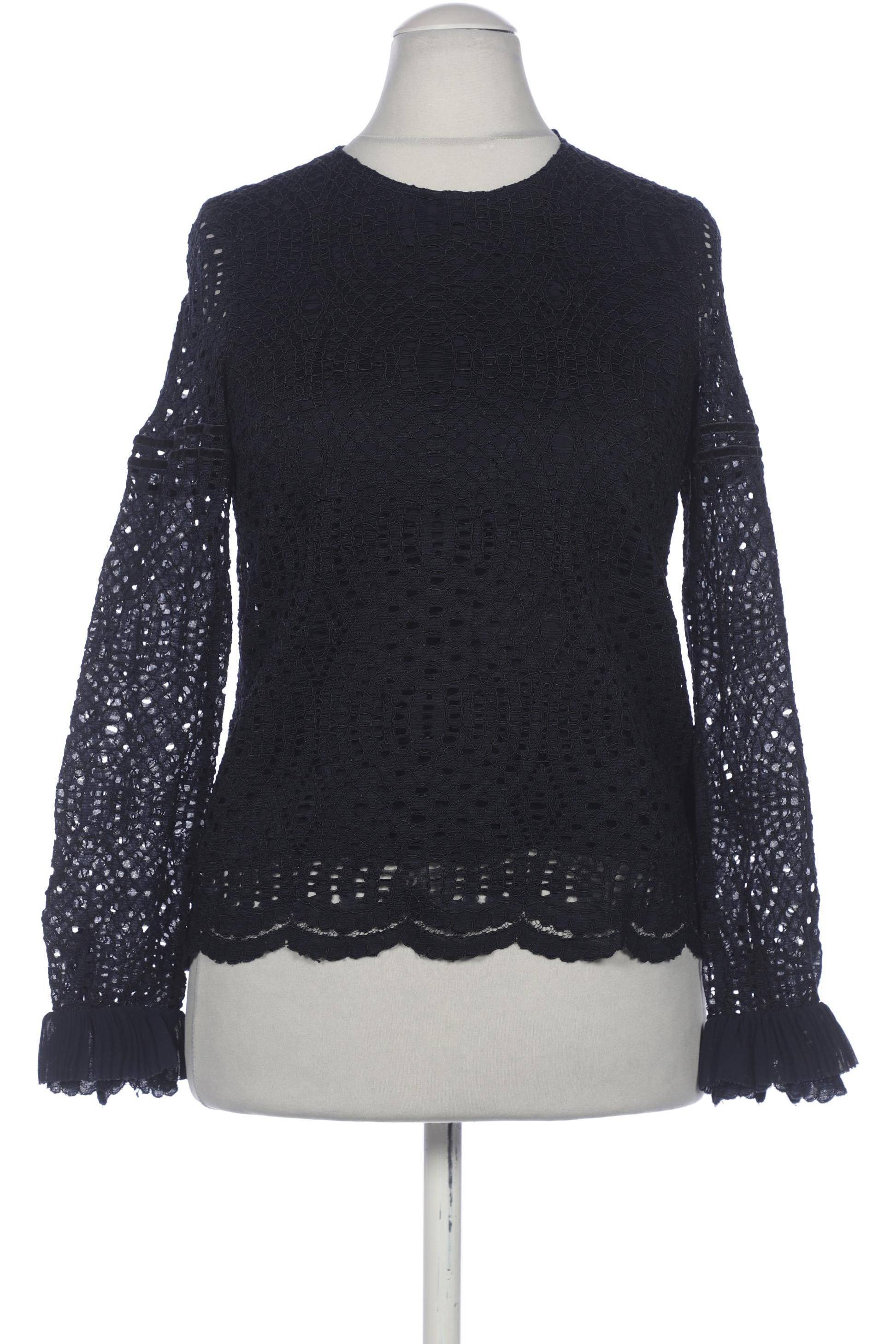 

Massimo Dutti Damen Bluse, marineblau, Gr. 38