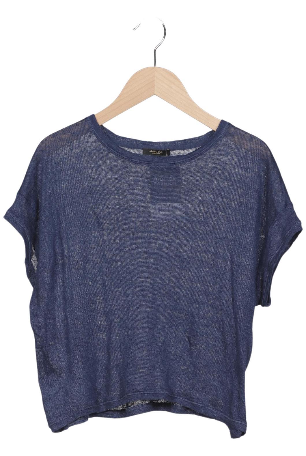 

Massimo Dutti Damen T-Shirt, marineblau, Gr. 34