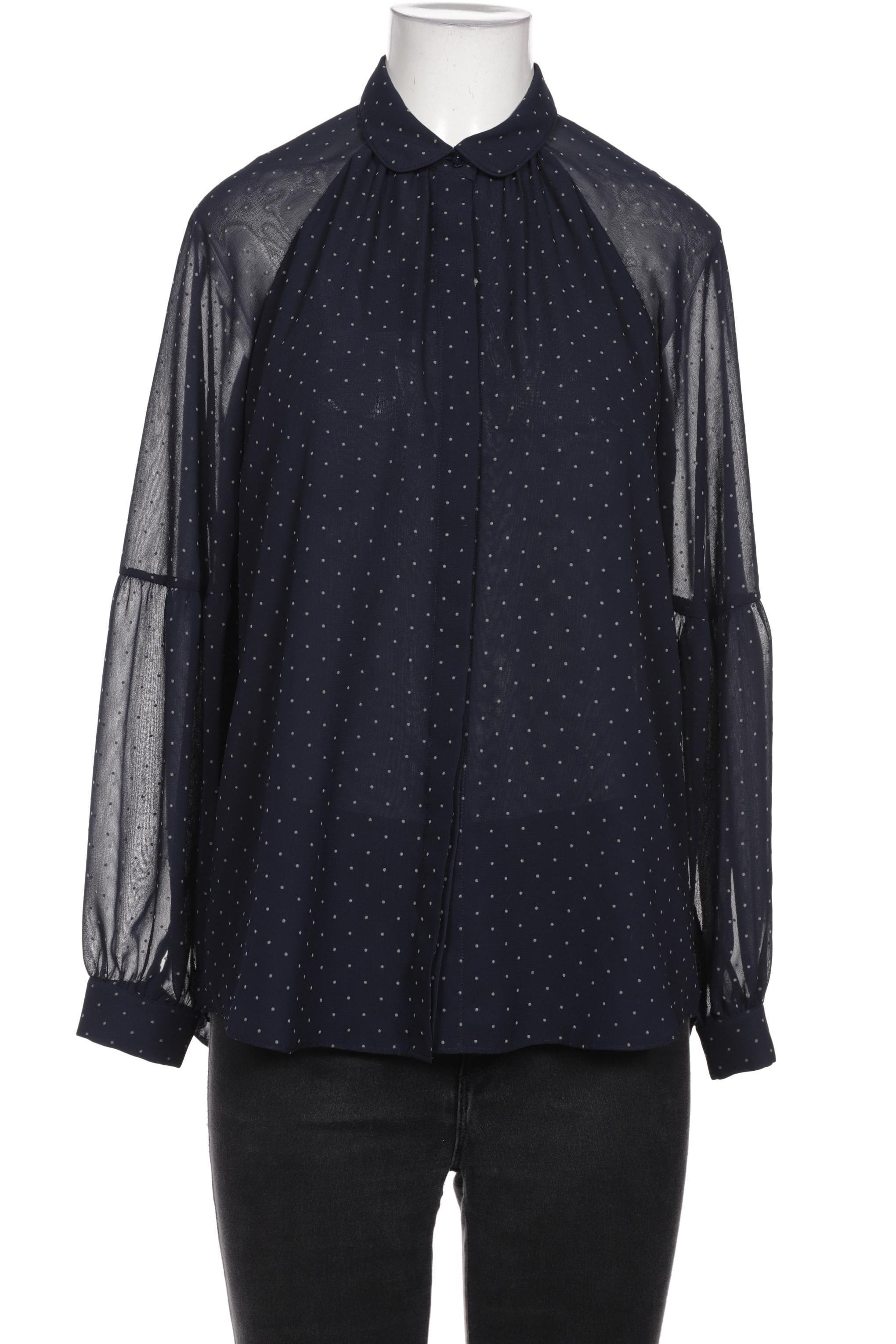 

Massimo Dutti Damen Bluse, marineblau, Gr. 38